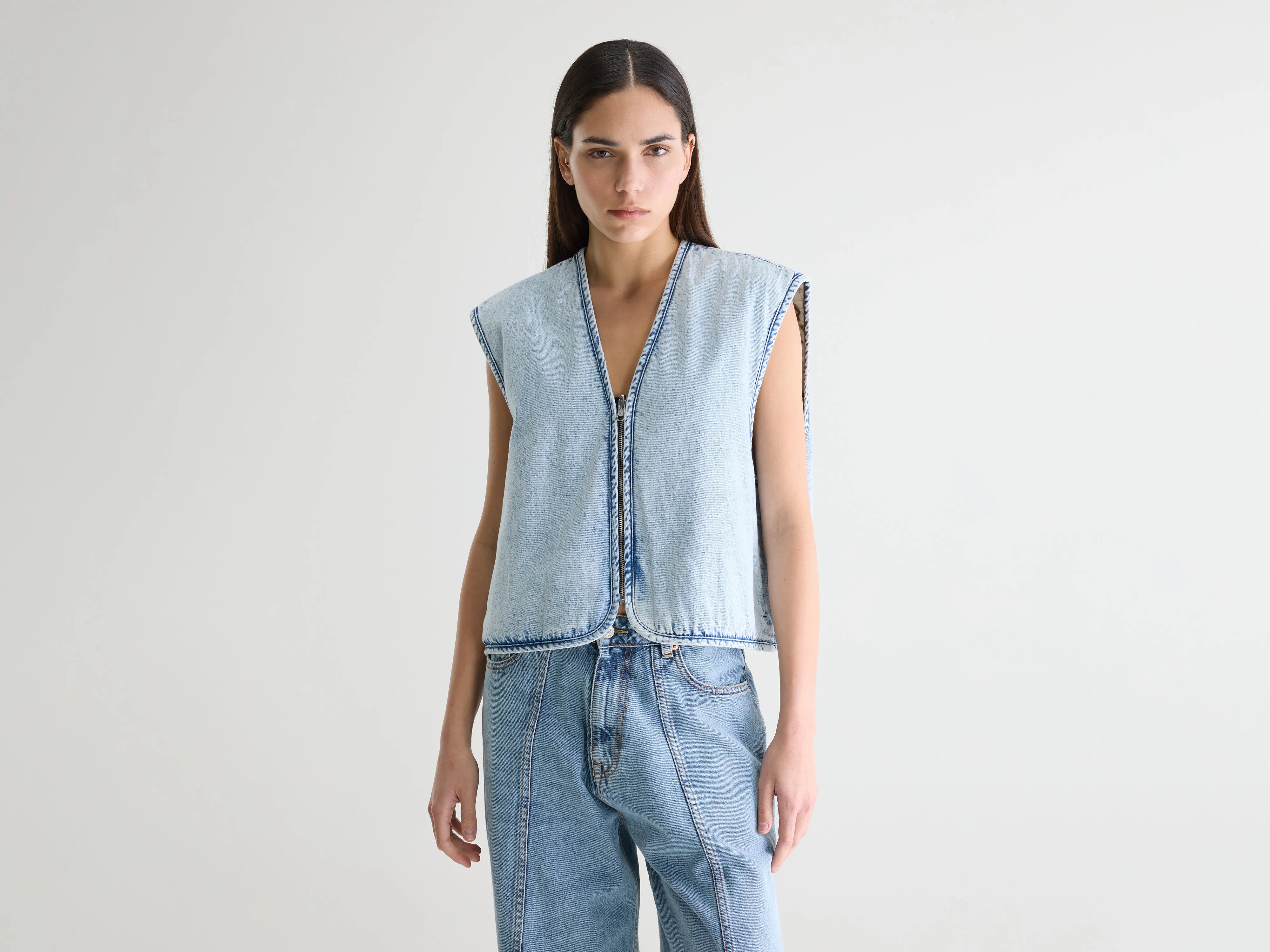 Joannie denim bodywarmer (261 / W / COMBO A)