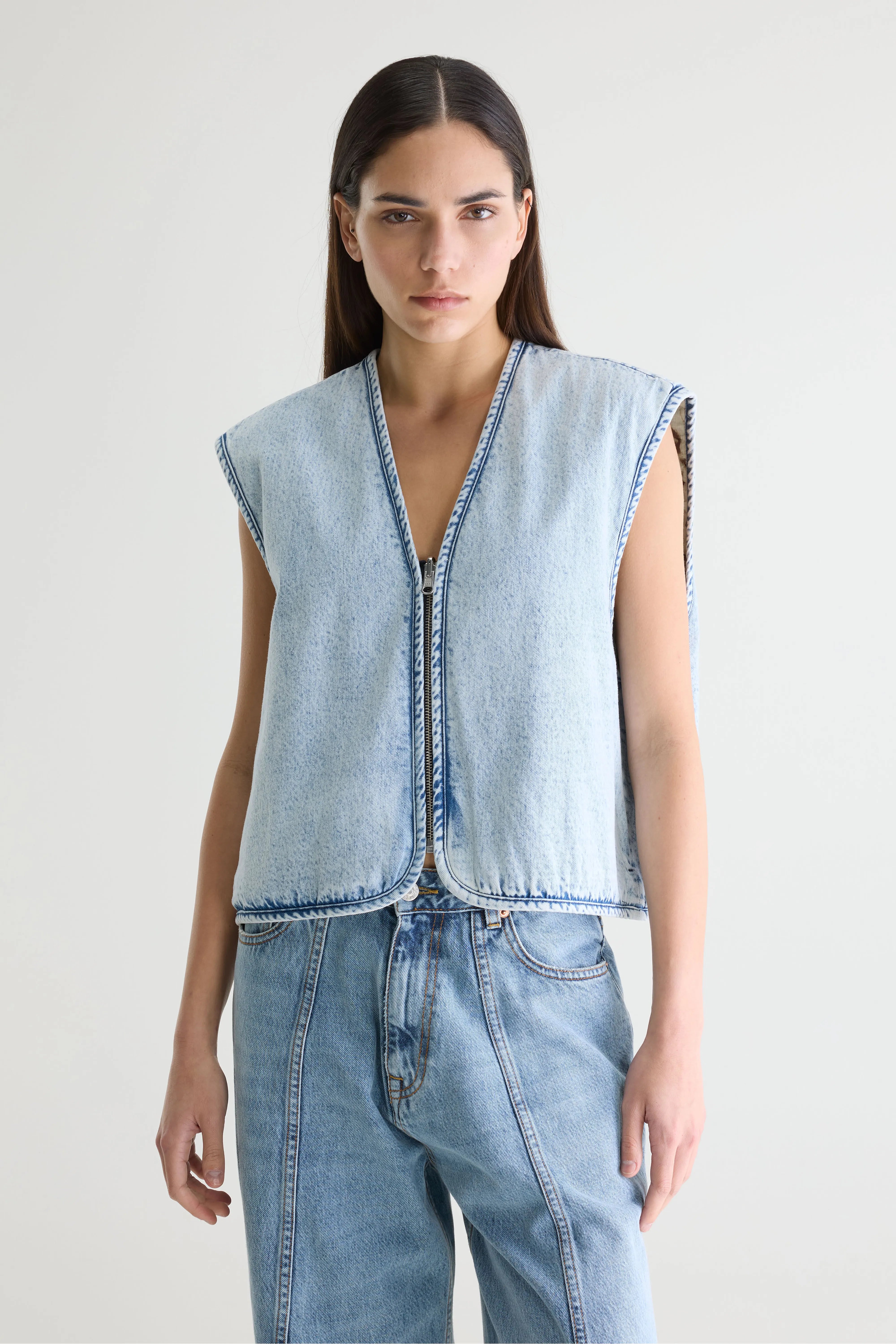 Joannie denim bodywarmer (261 / W / COMBO A)