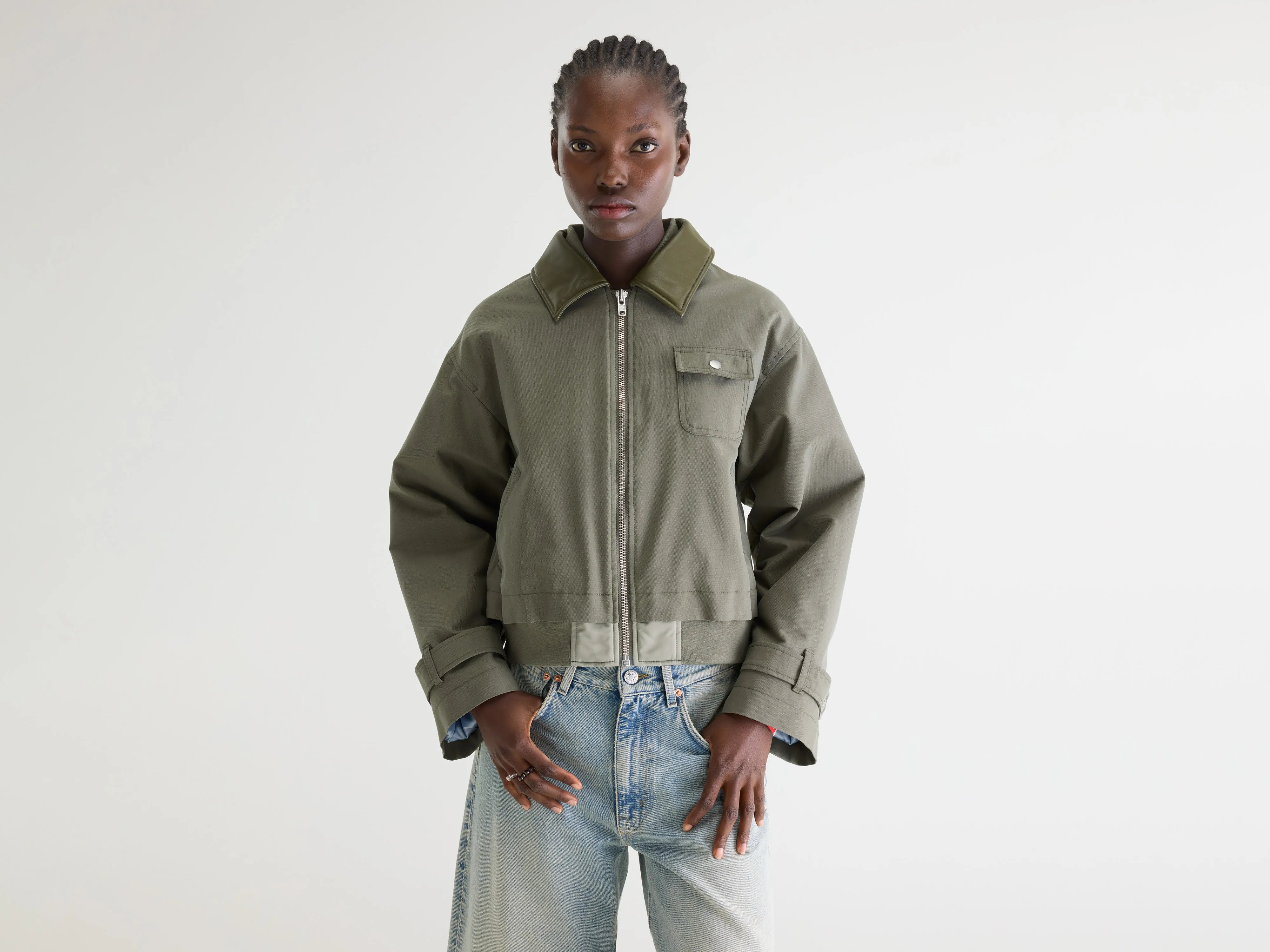 Jenner relaxte jas (261 / W / SAGE)