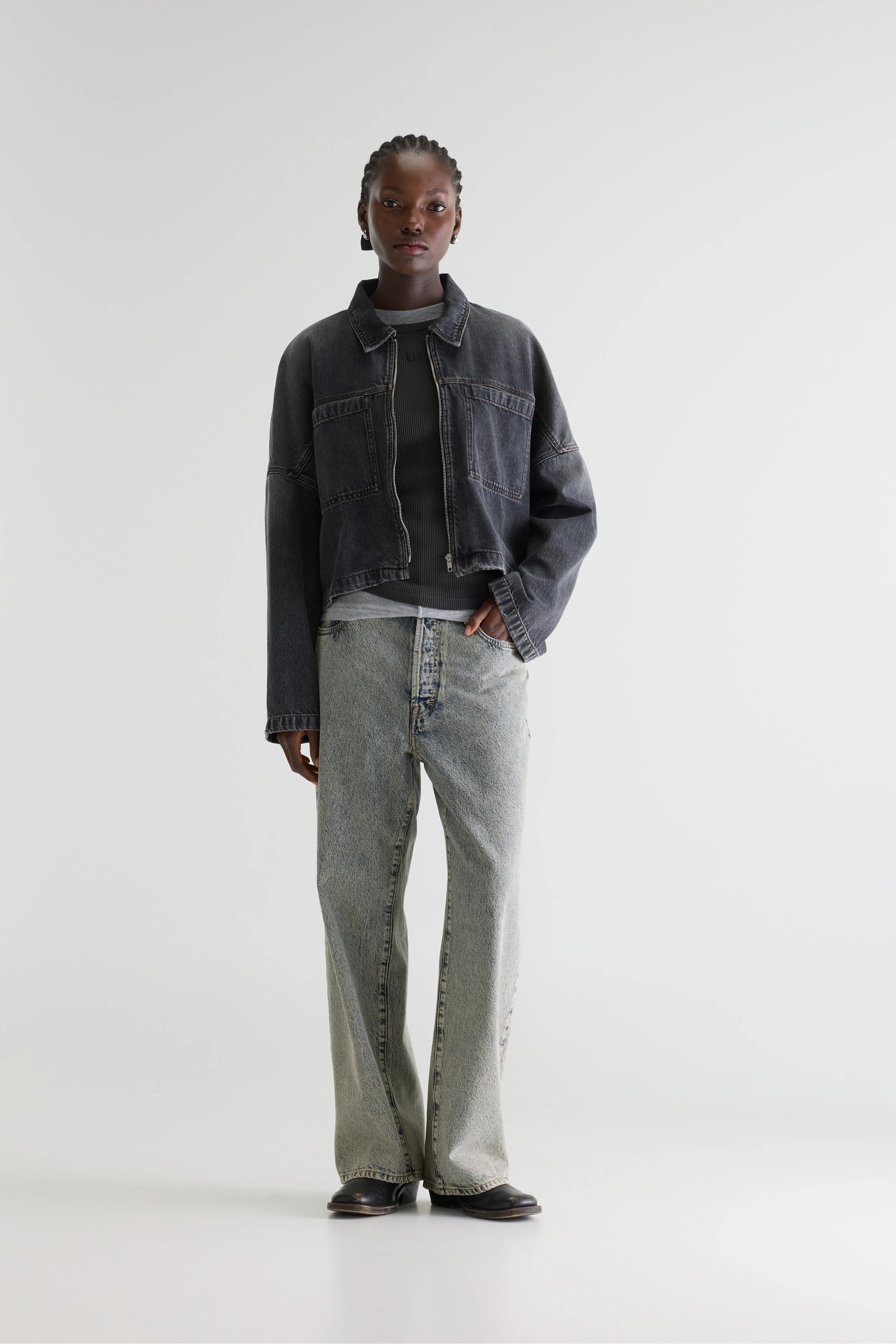 Gayli denim jas (261 / W / BLACK STONE)