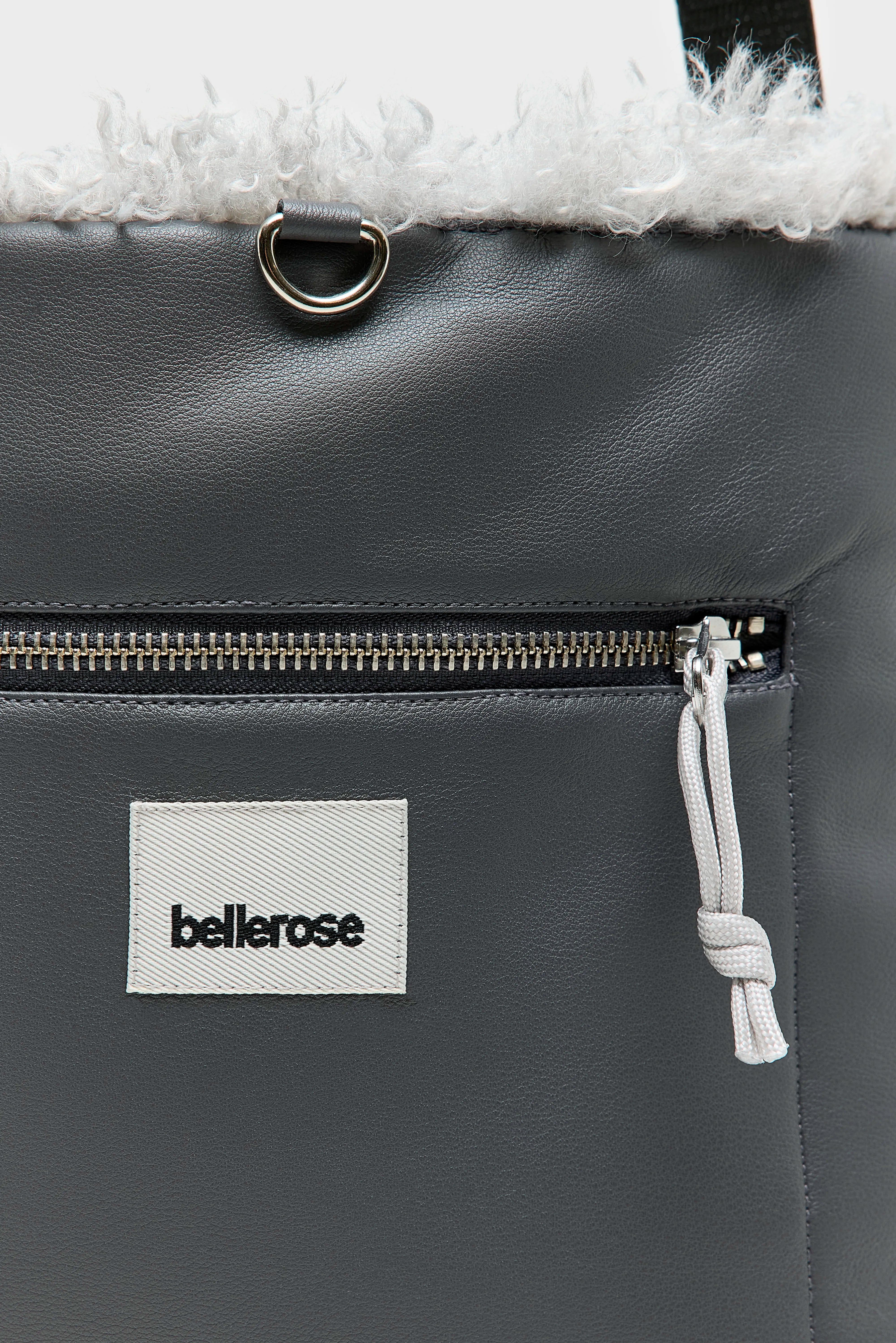 Helmin faux fur schoudertas (261 / W / NICKEL)