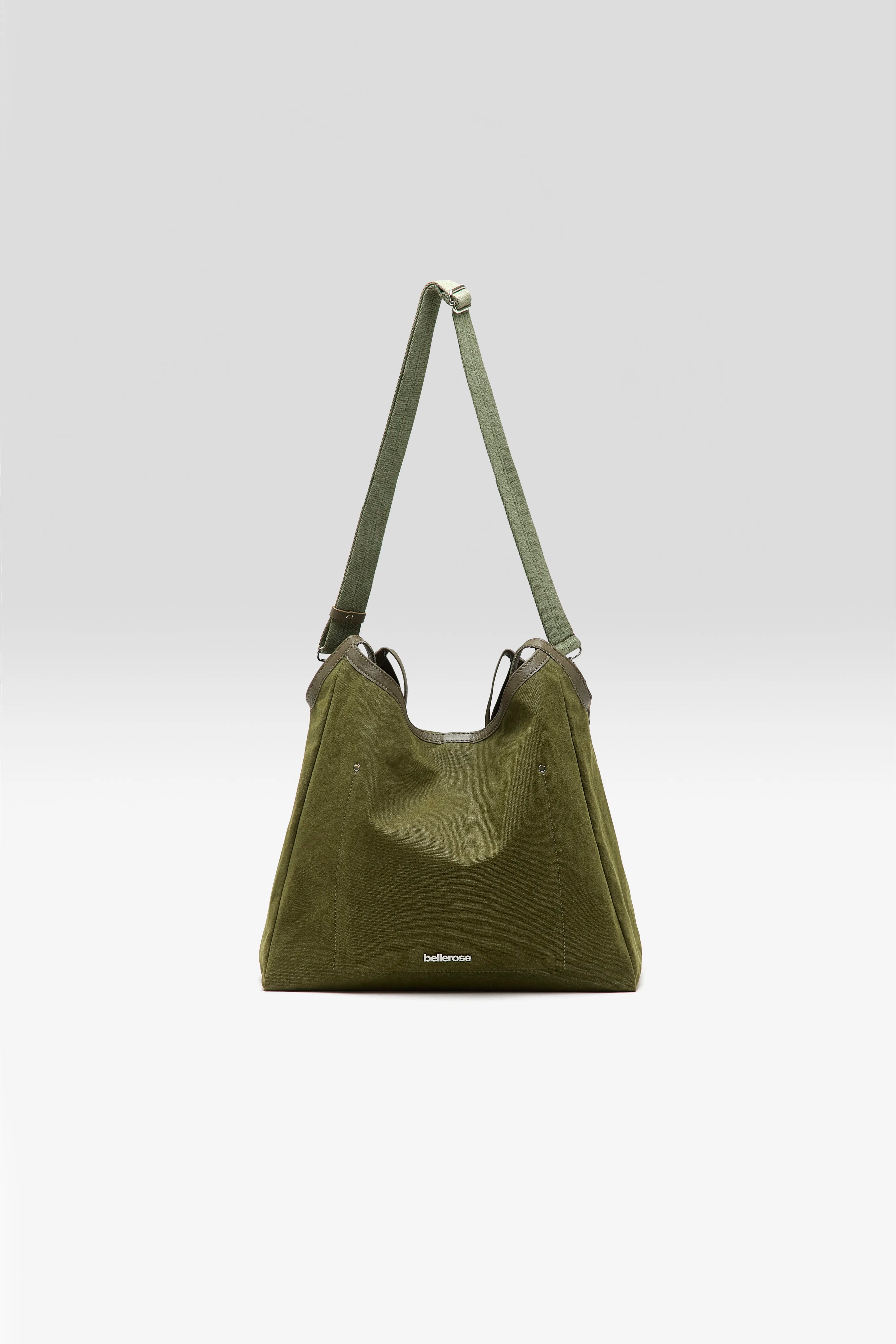 Singa canvas handbag (261 / W / OLIVE)