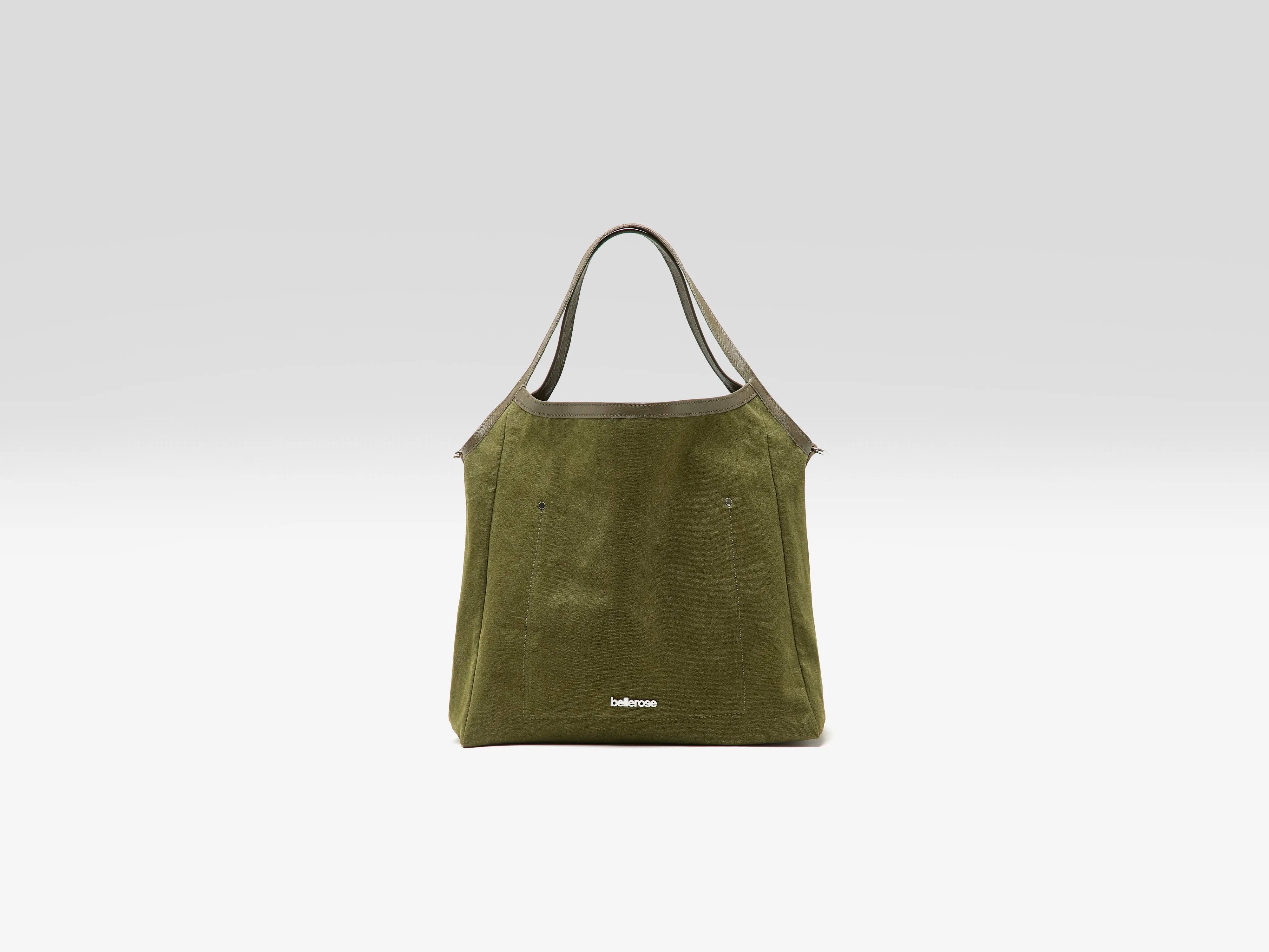 Singa canvas handbag (261 / W / OLIVE)