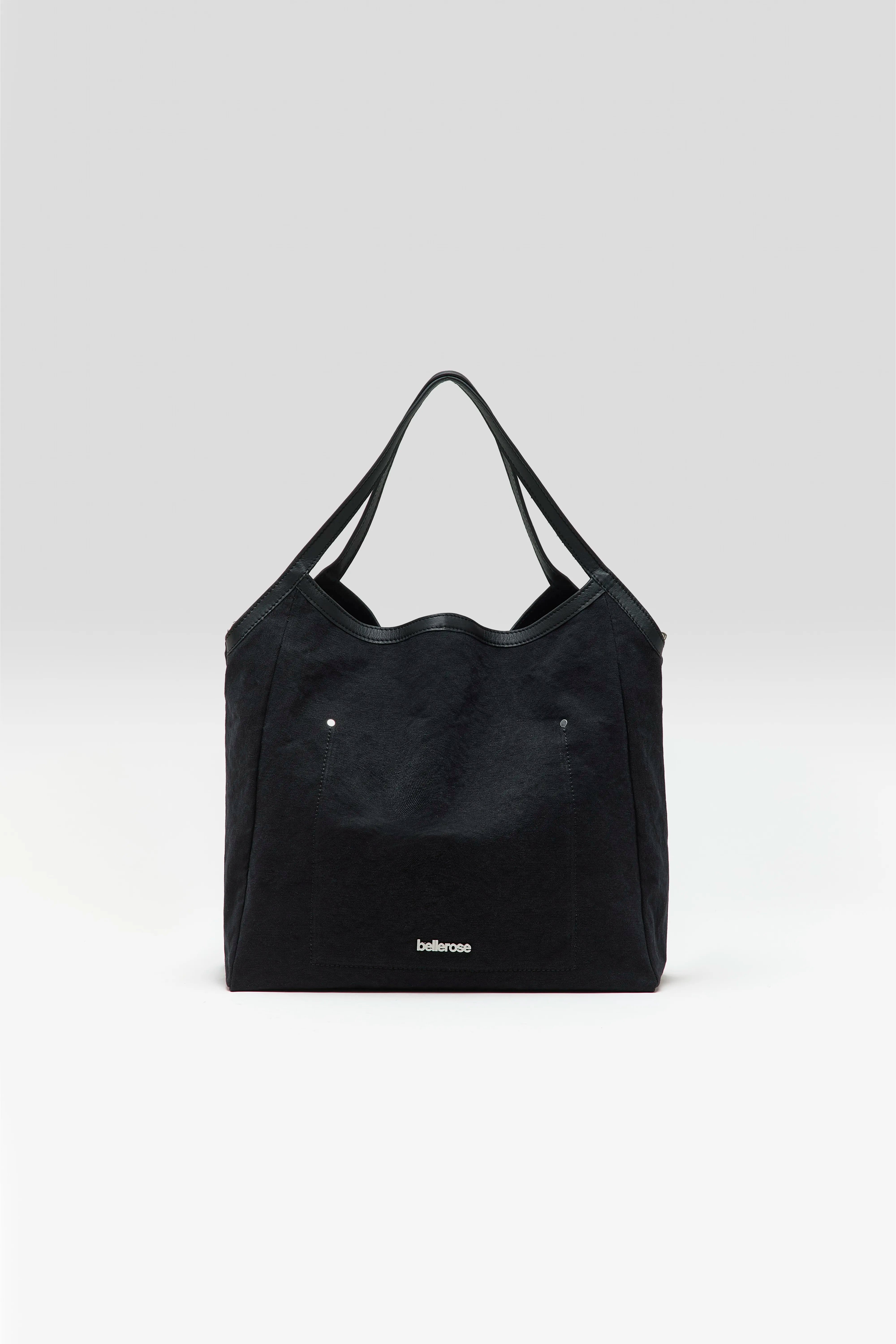 Singa canvas handbag (261 / W / BLACK)