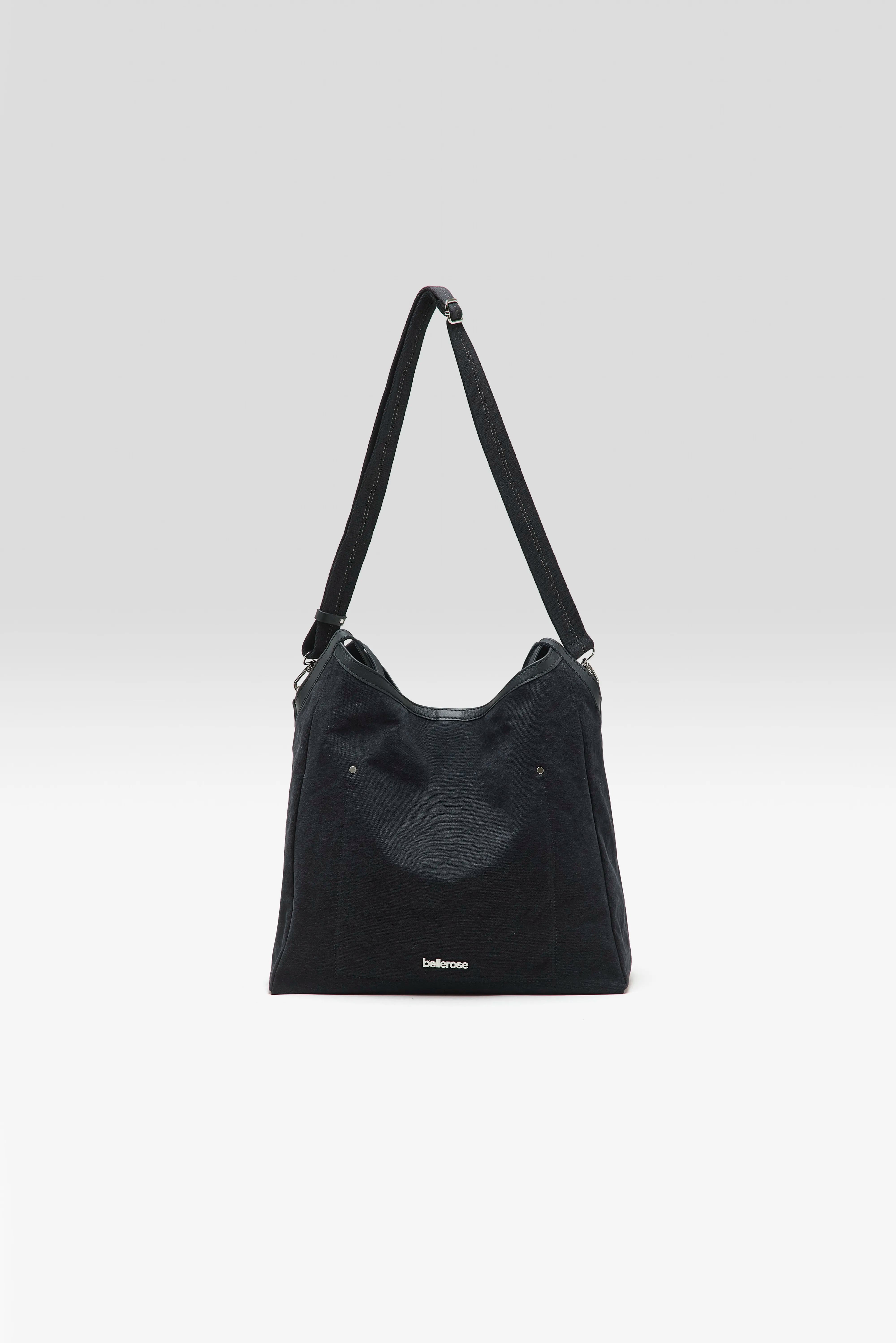 Singa canvas handbag (261 / W / BLACK)