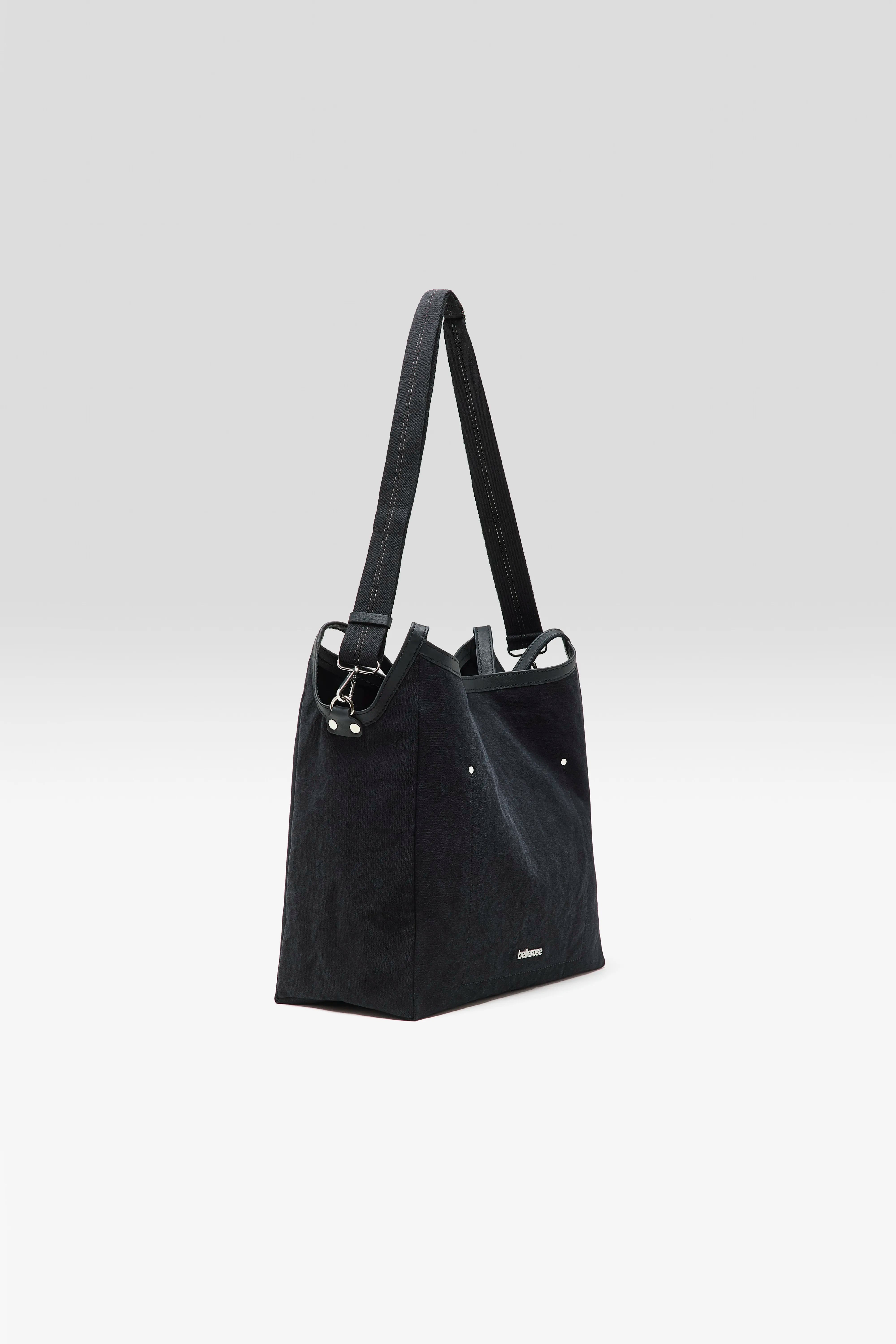 Singa canvas handbag (261 / W / BLACK)