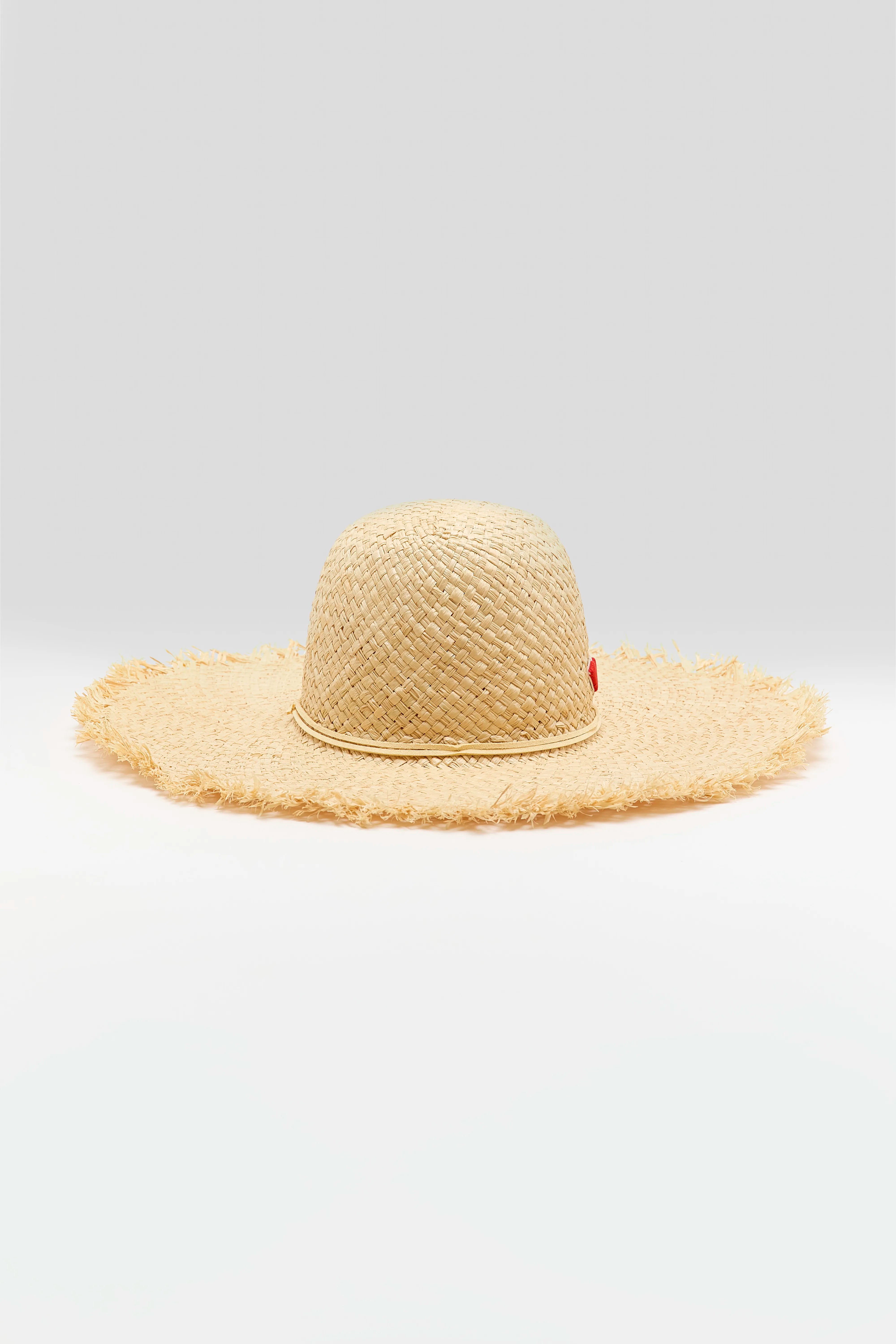 Chapeau De Paille Osi - Natural / Poppy Pour Femme | Bellerose