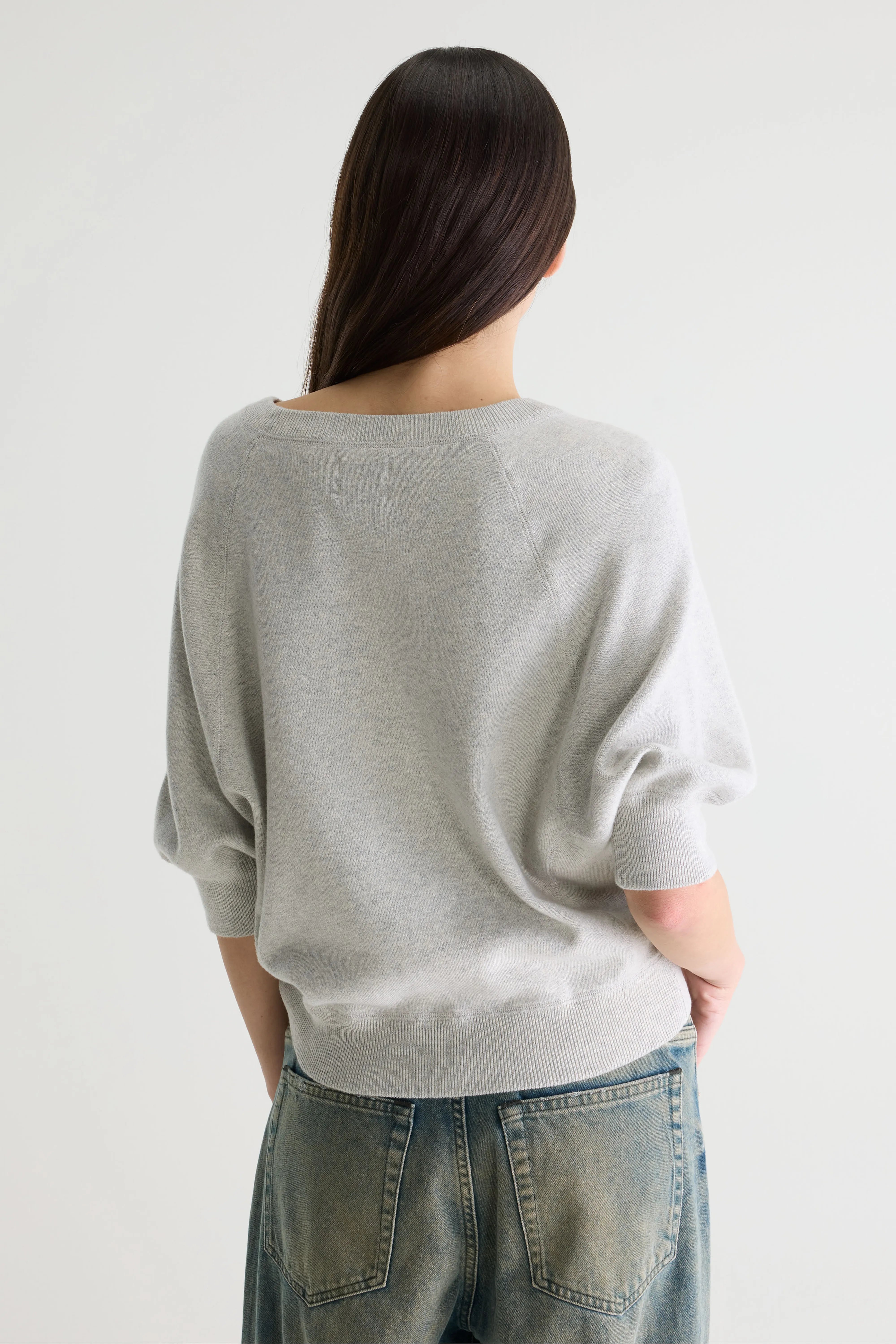 Pull col rond Anglet (261 / W / OYSTER)