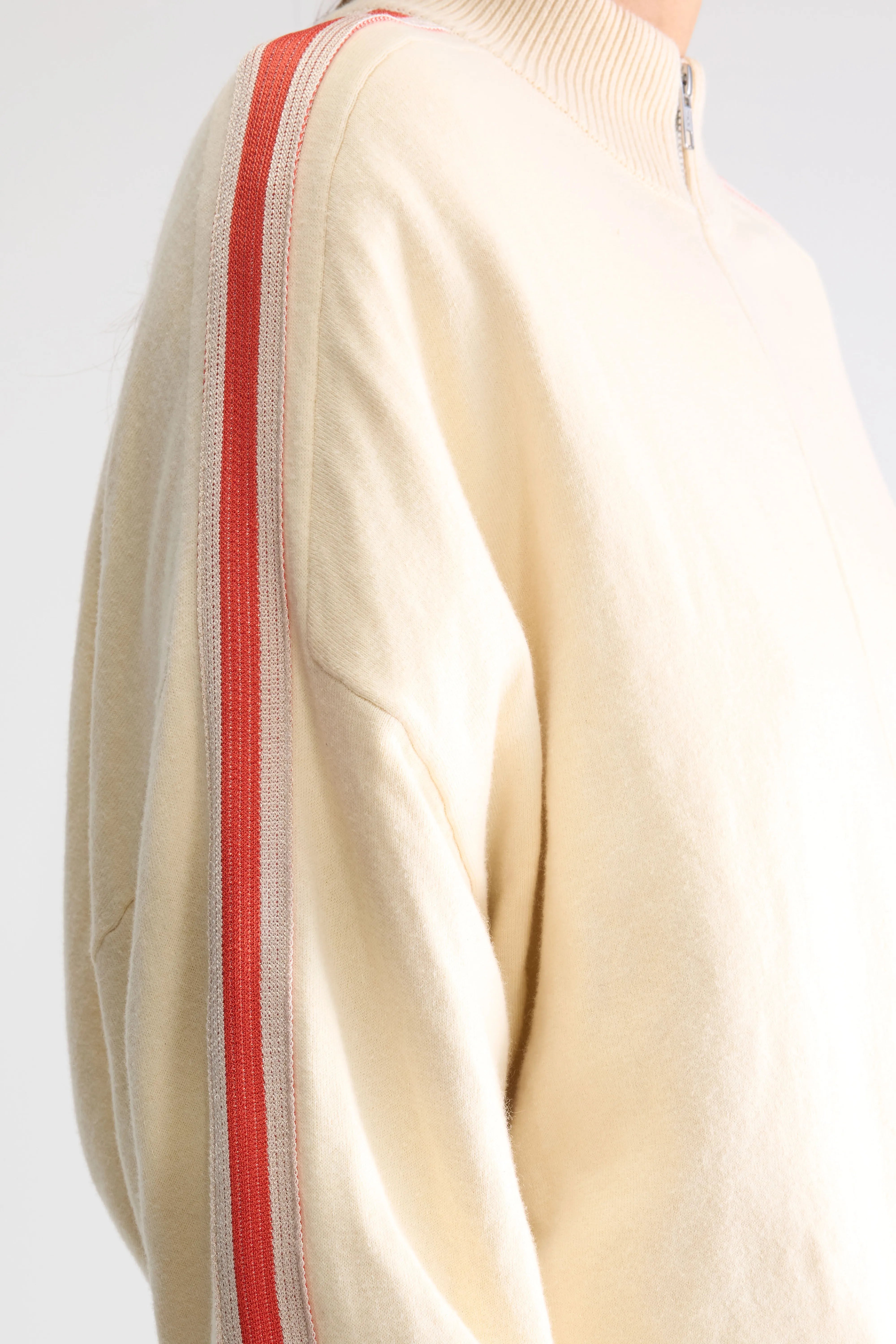 Gerta zip-up cardigan (261 / W / MILKY WAY)