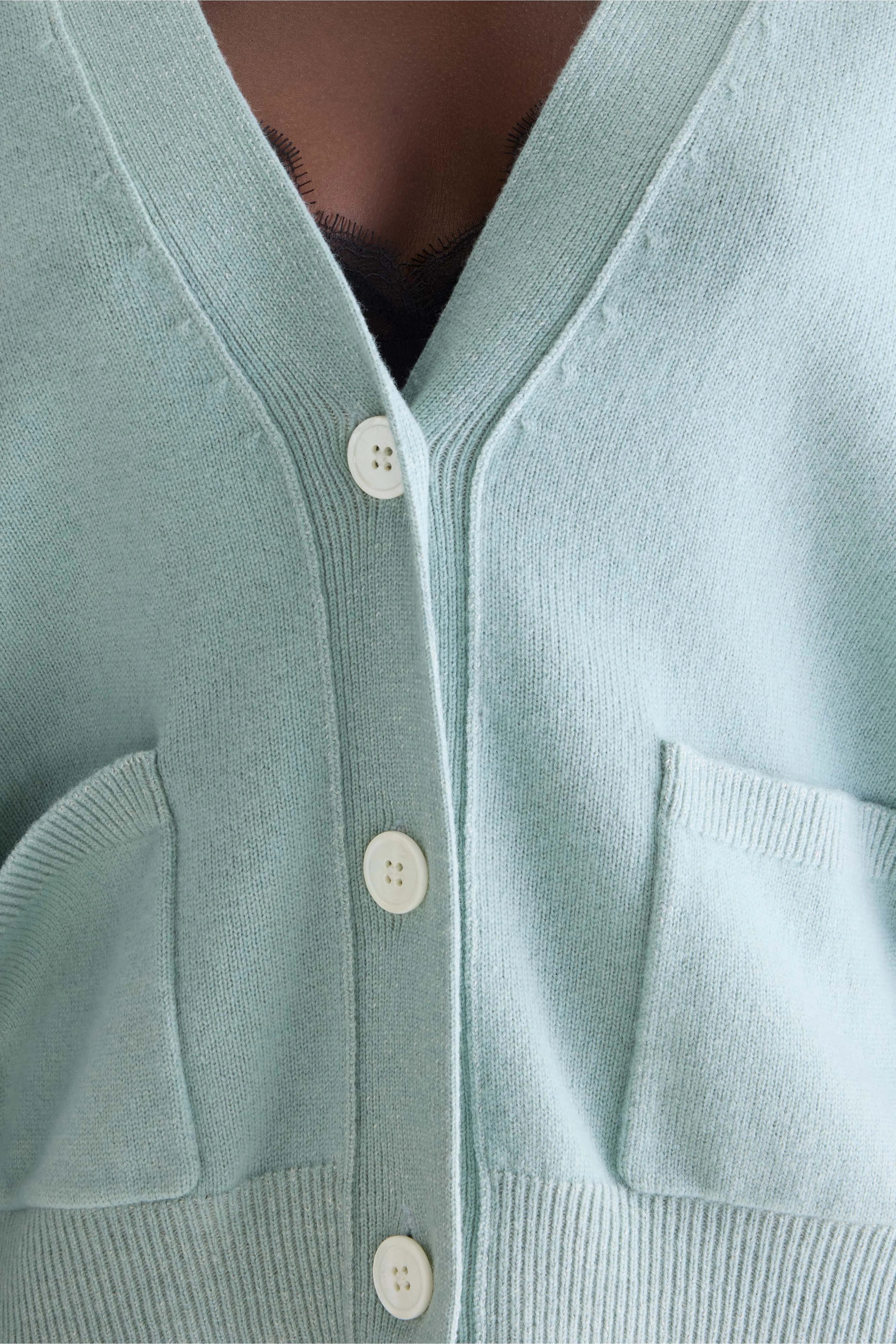 Cardigan boxy Gakkin (261 / W / JADEITE)