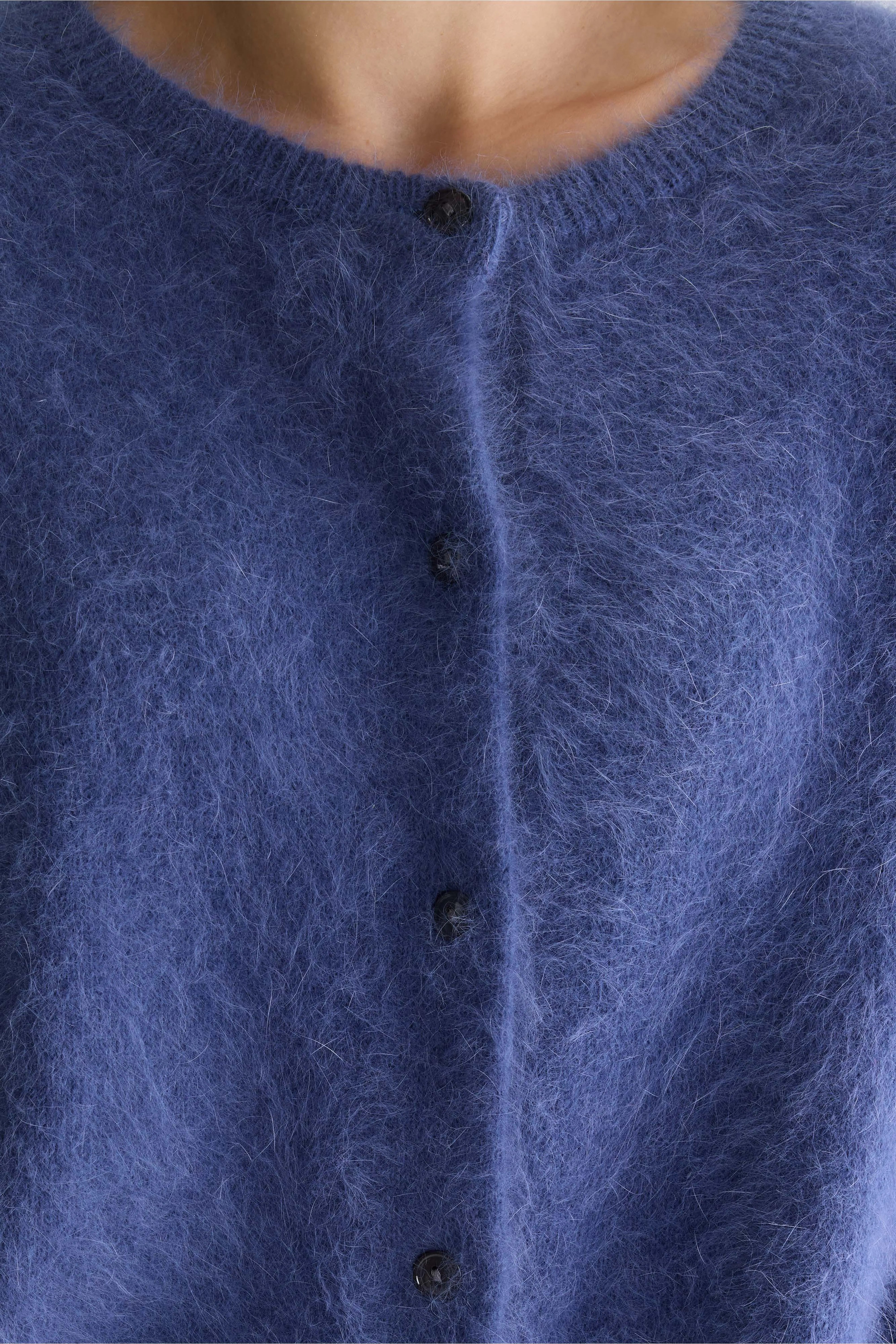 Cardigan en angora Dathan (261 / W / STORM)