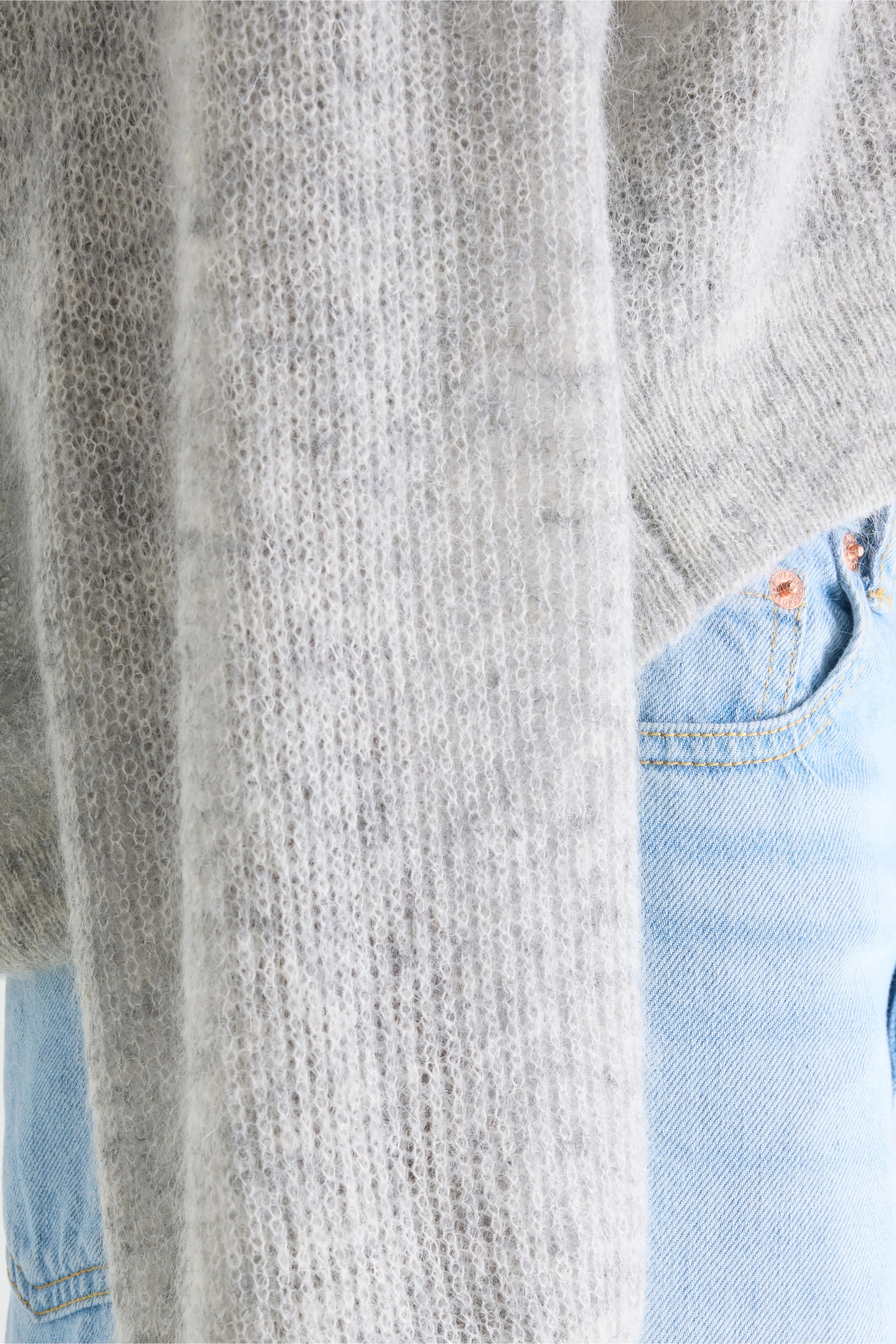 Arco trui met v-hals (261 / W / LIGHT GREY)