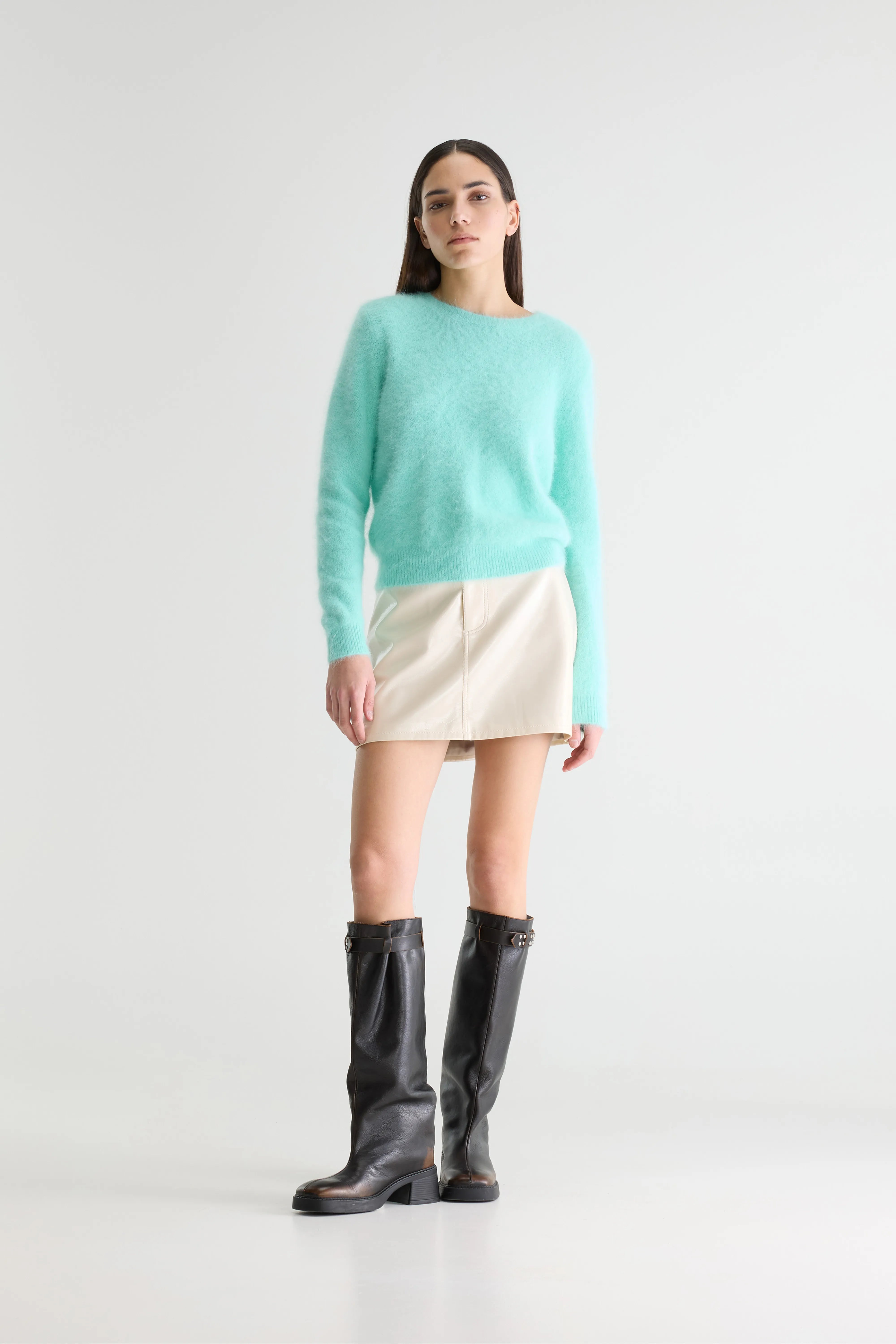 Datti angora-blend sweater (261 / W / ICEBERG)