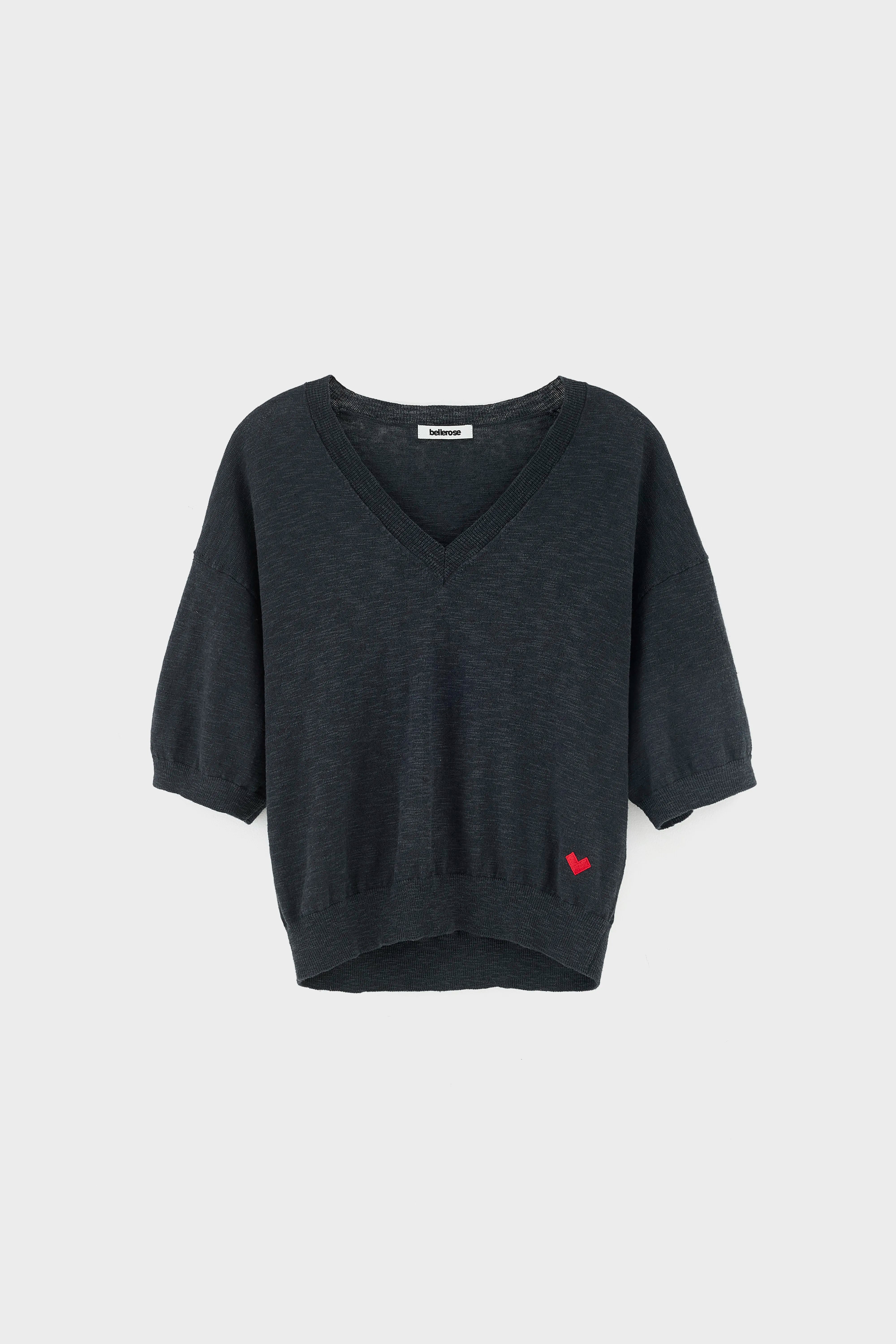 Dadif v-neck sweater (261 / W / PIRATE)