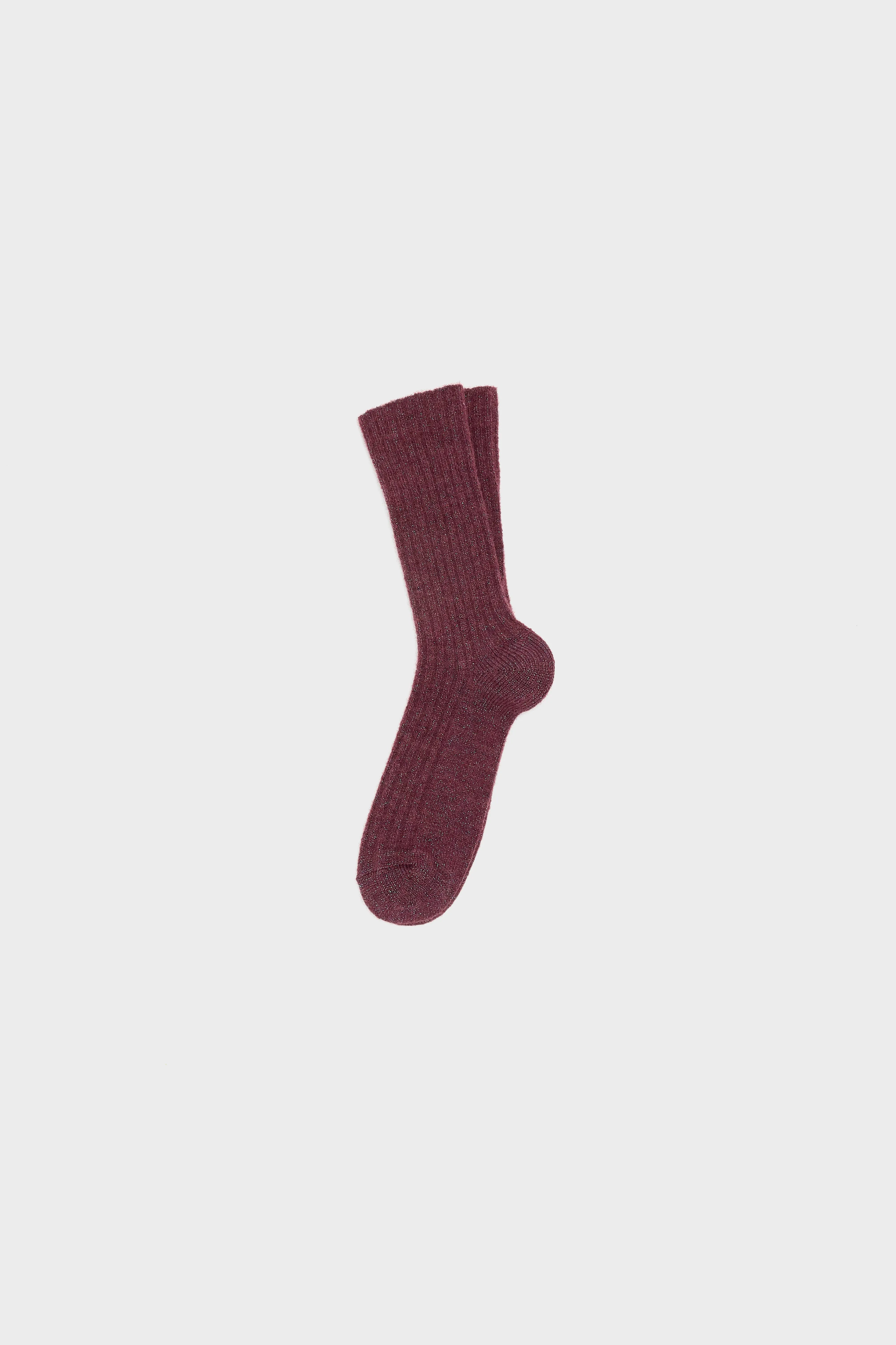 Boti shiny socks (262 / W / BURGUNDY)