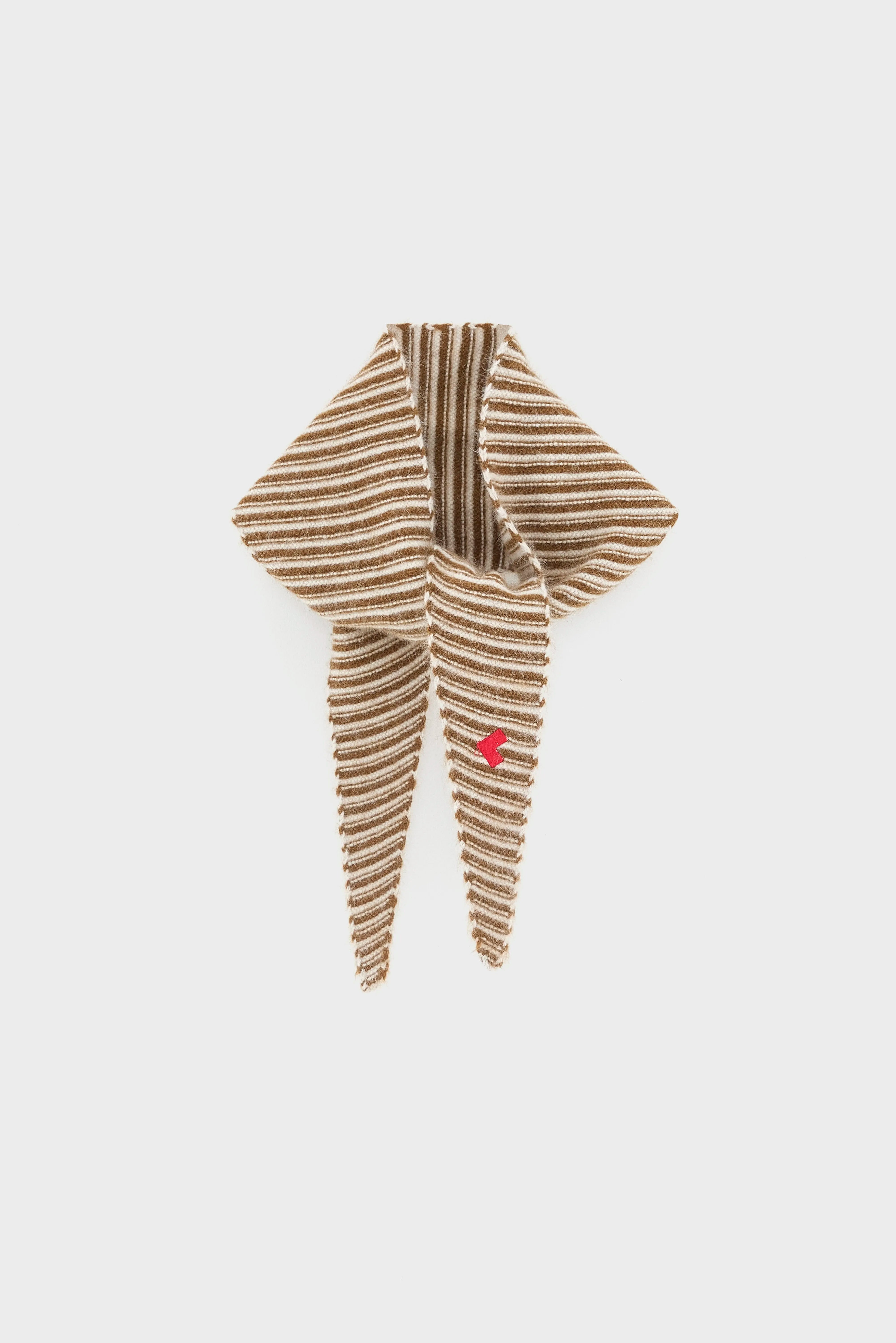 Dusol triangle scarf (262 / W / STRIPE B)