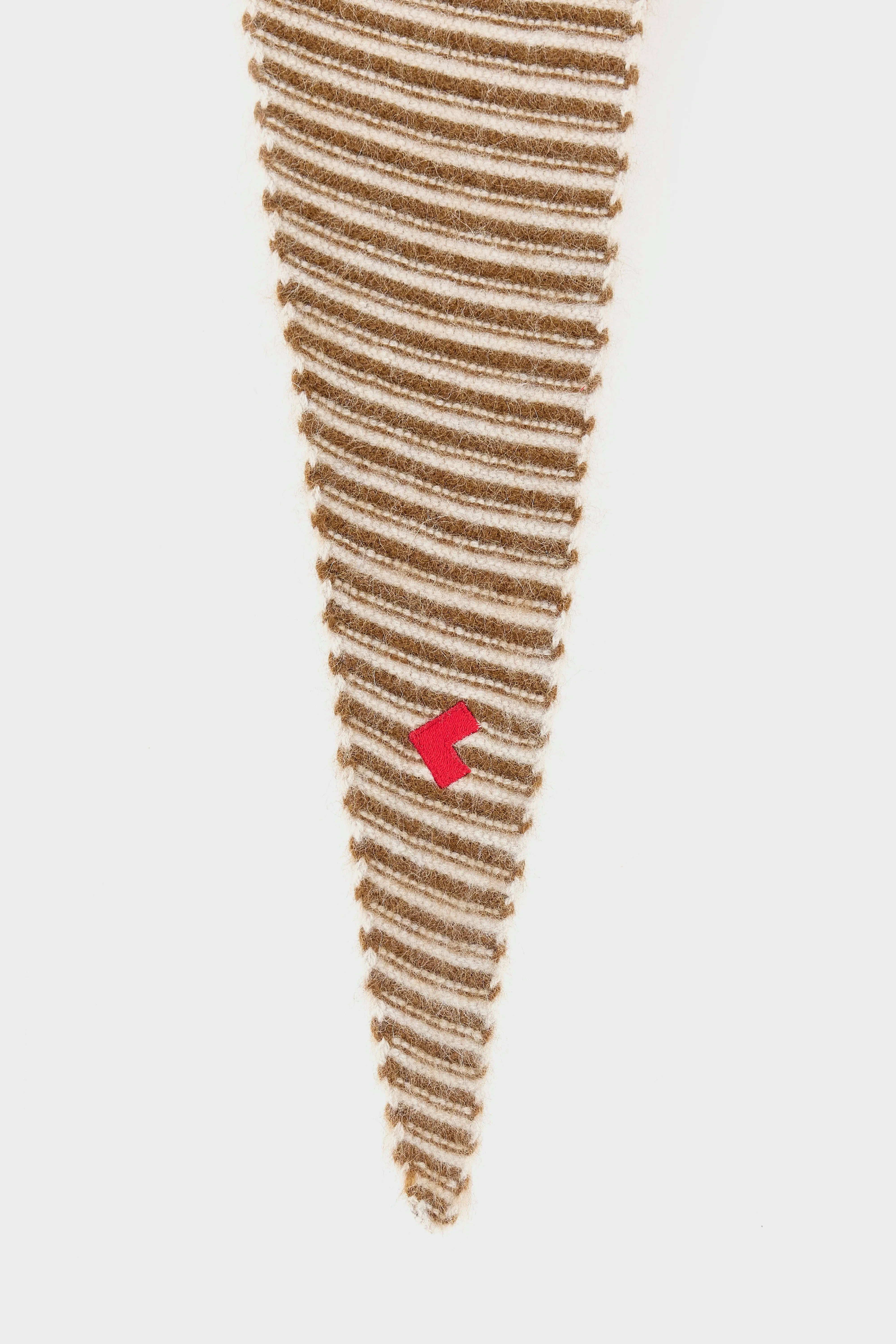 Dusol triangle scarf (262 / W / STRIPE B)