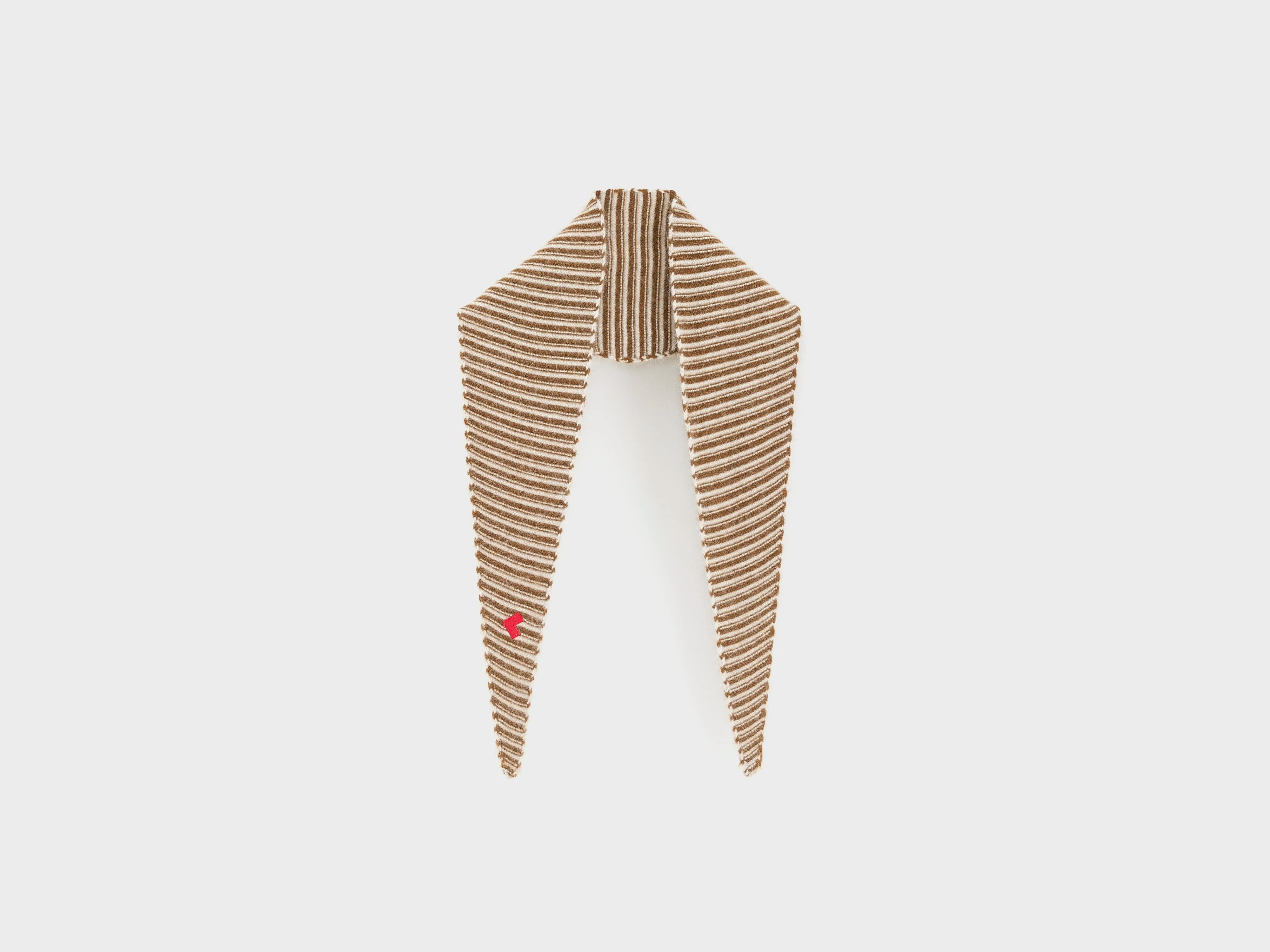 Dusol triangle scarf (262 / W / STRIPE B)