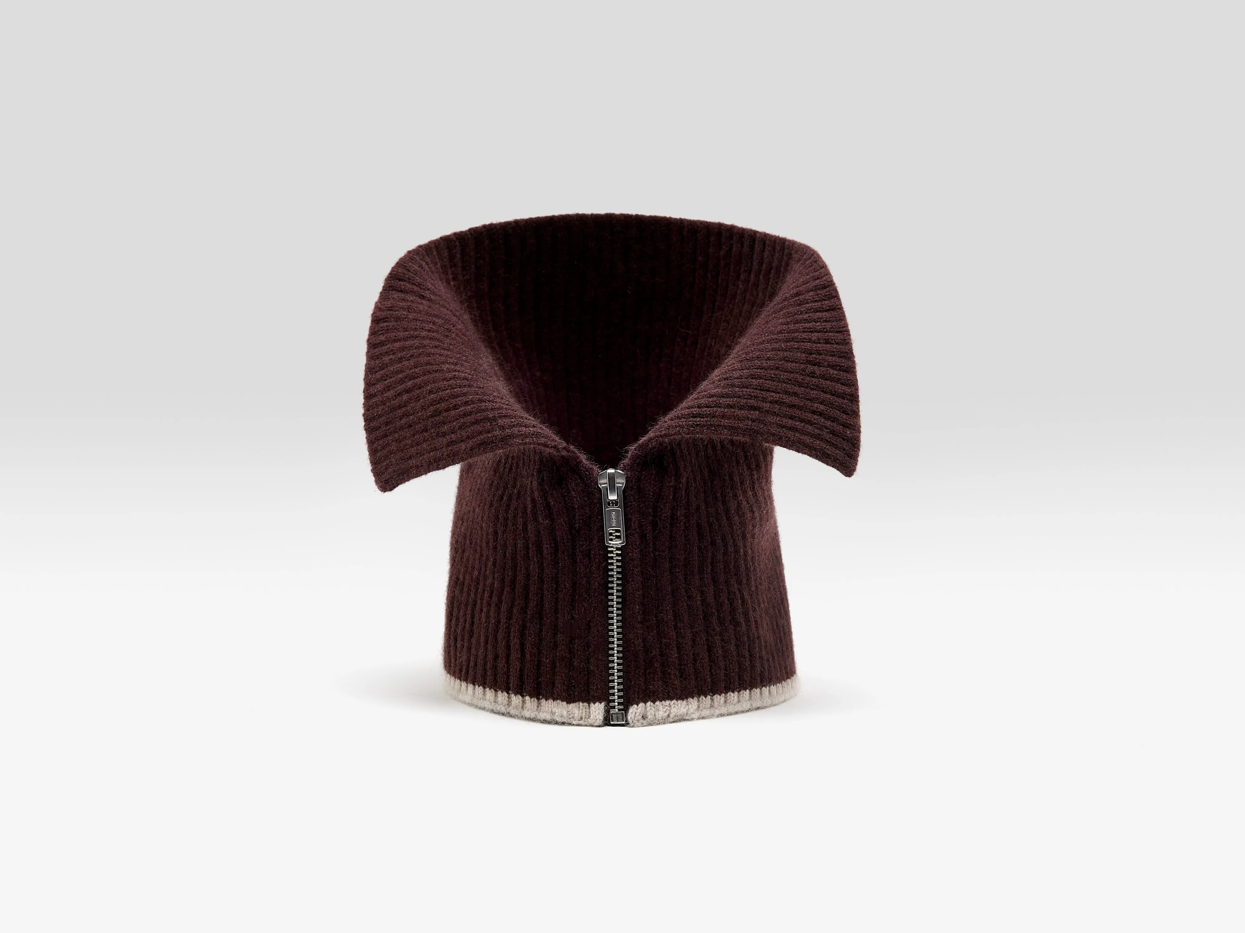 Dusyk zip collar (262 / W / DARK ROAST)