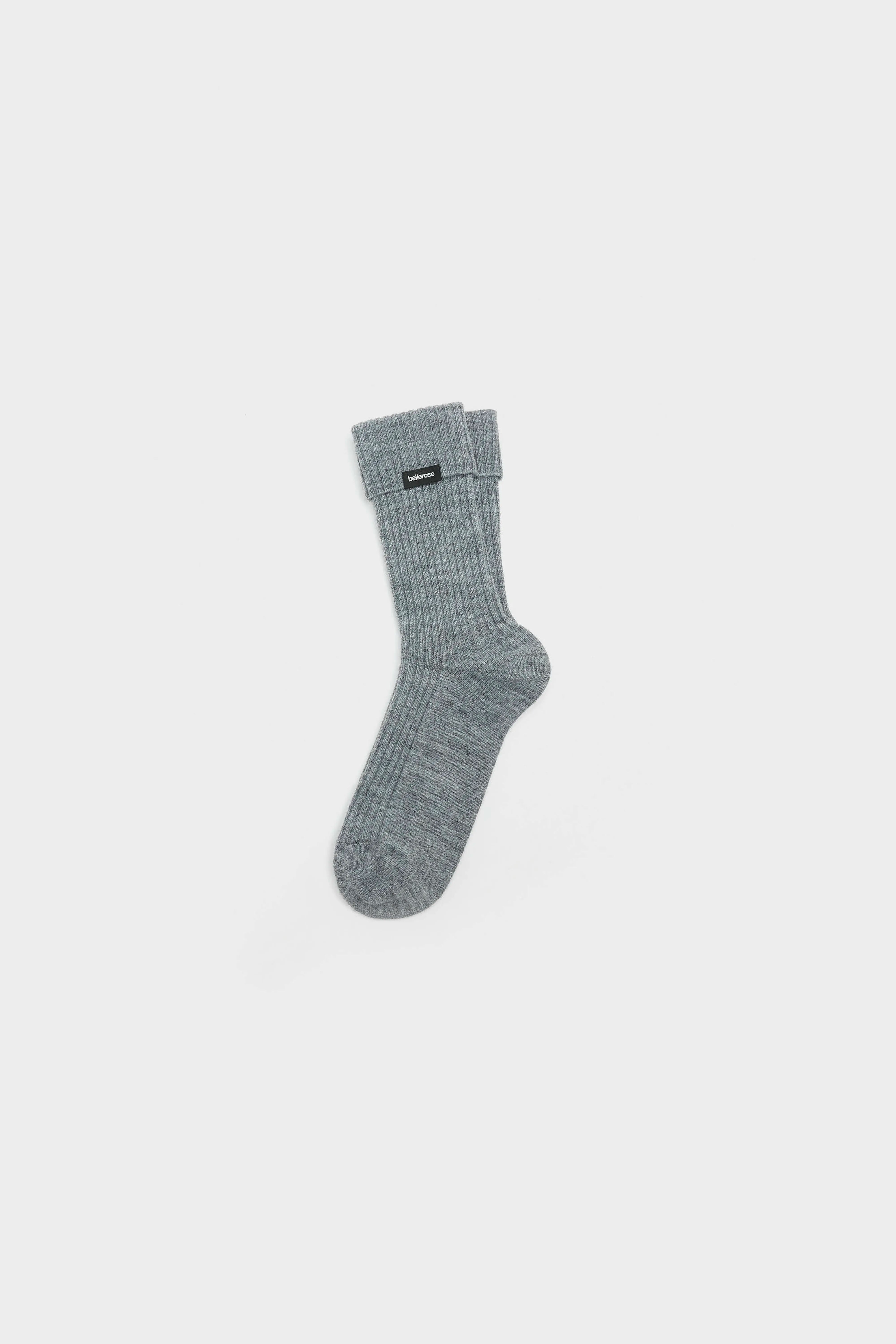 Chaussettes en maille côtelée Baniy (262 / W / H. GREY)