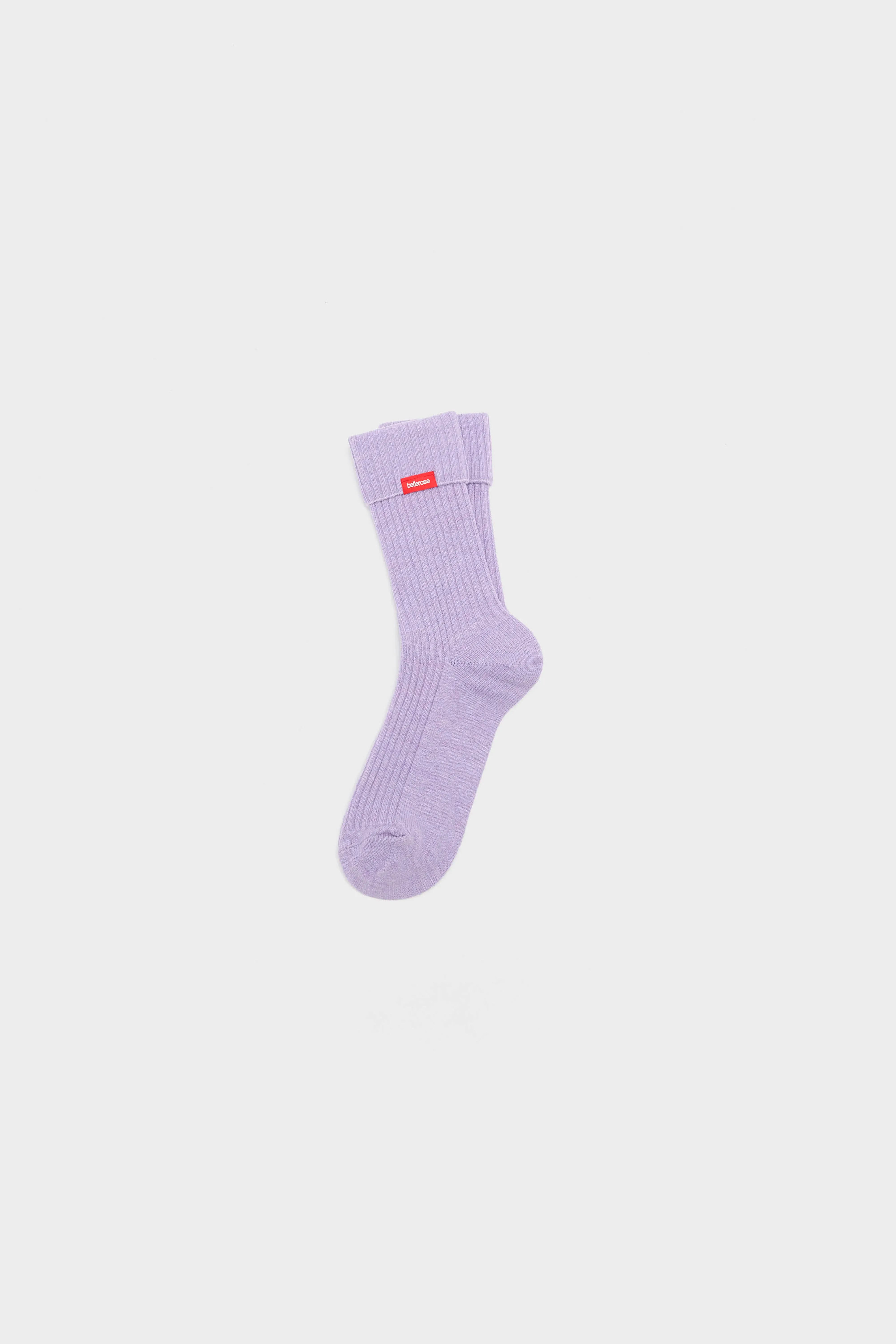 Chaussettes en maille côtelée Baniy (262 / W / HOLLYHOCK)