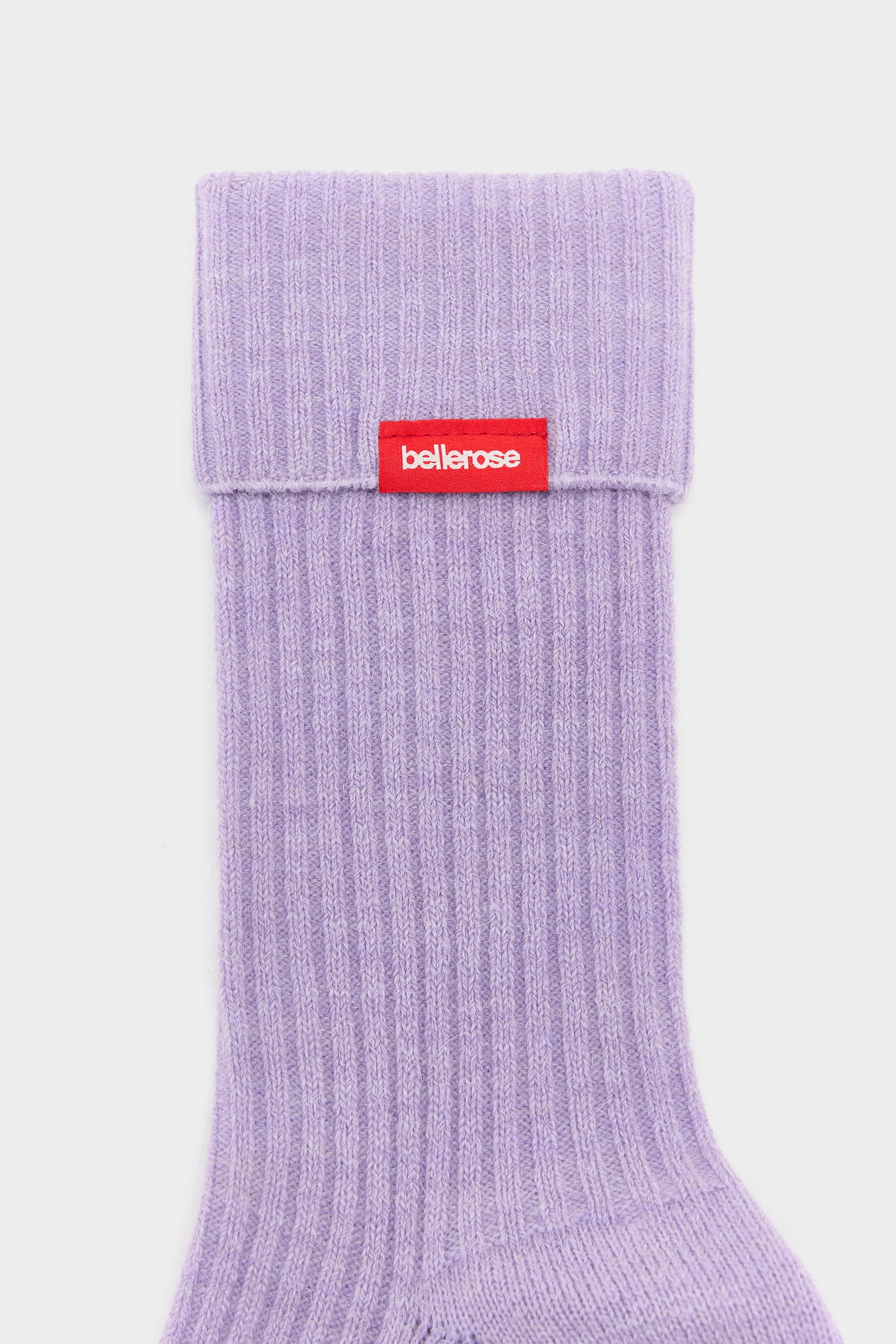Chaussettes en maille côtelée Baniy (262 / W / HOLLYHOCK)