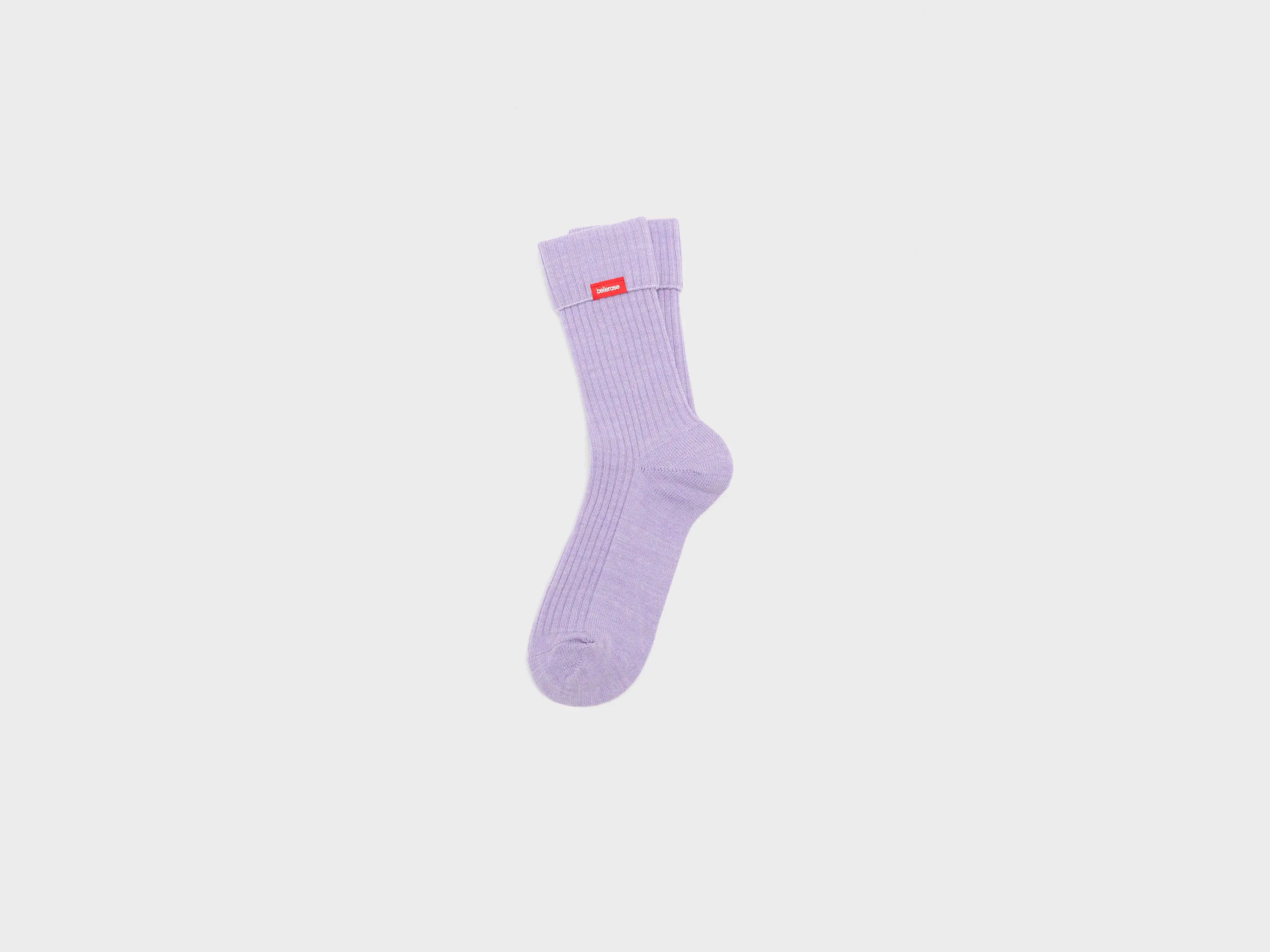 Chaussettes en maille côtelée Baniy (262 / W / HOLLYHOCK)