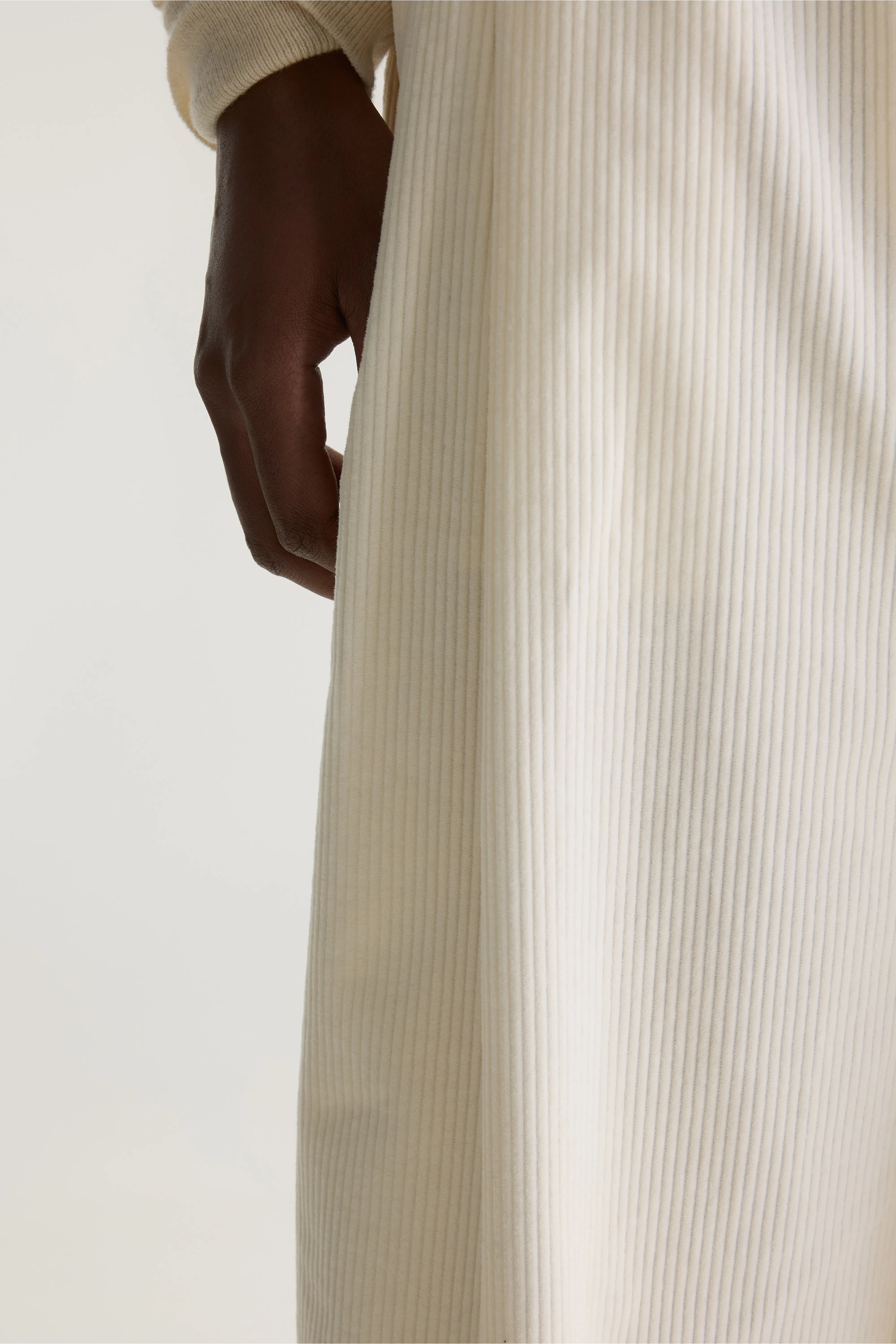 Jilo tapered corduroy broek (262 / W / NATURAL)
