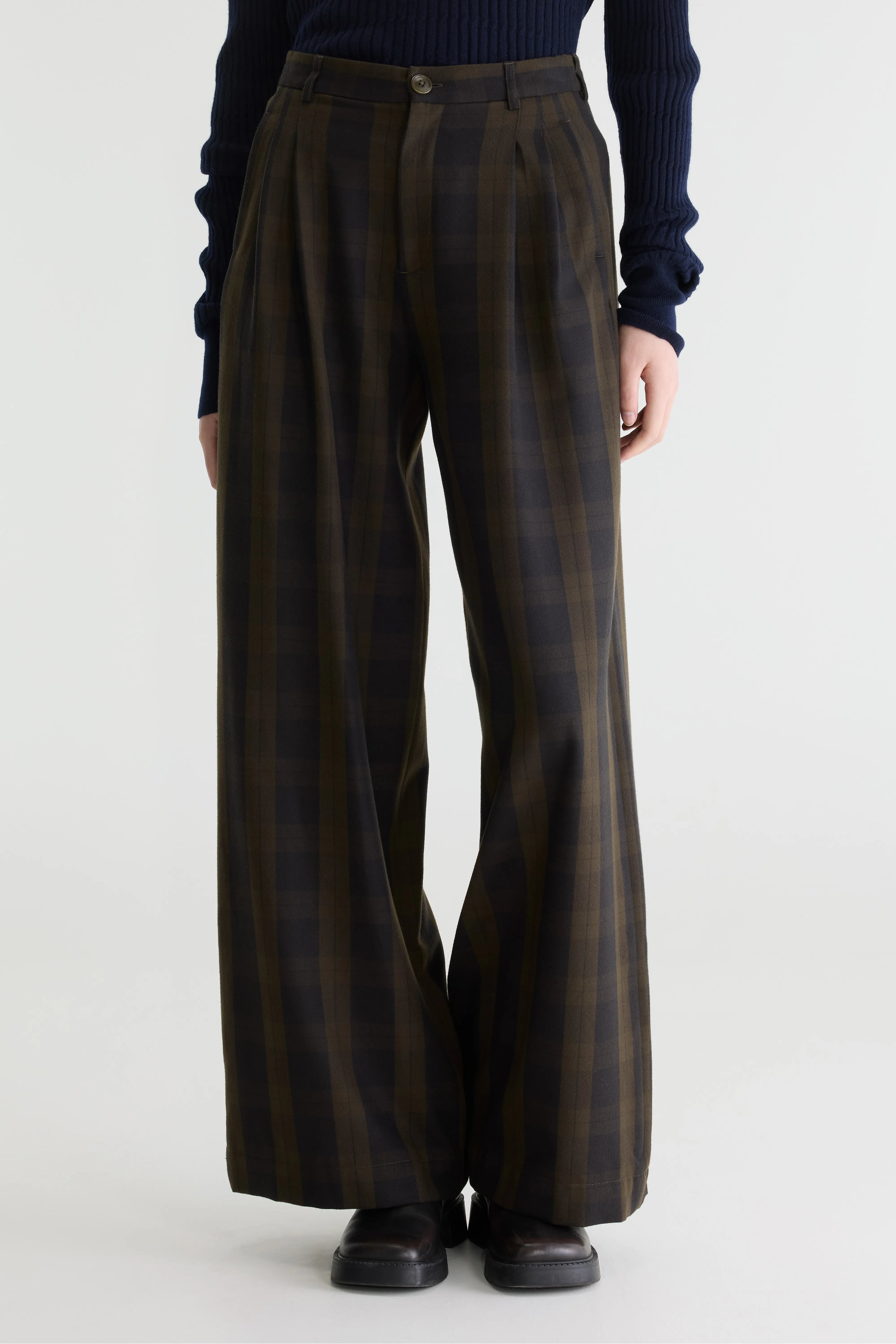 Volkert wijde geruite broek (262 / W / CHECK C)