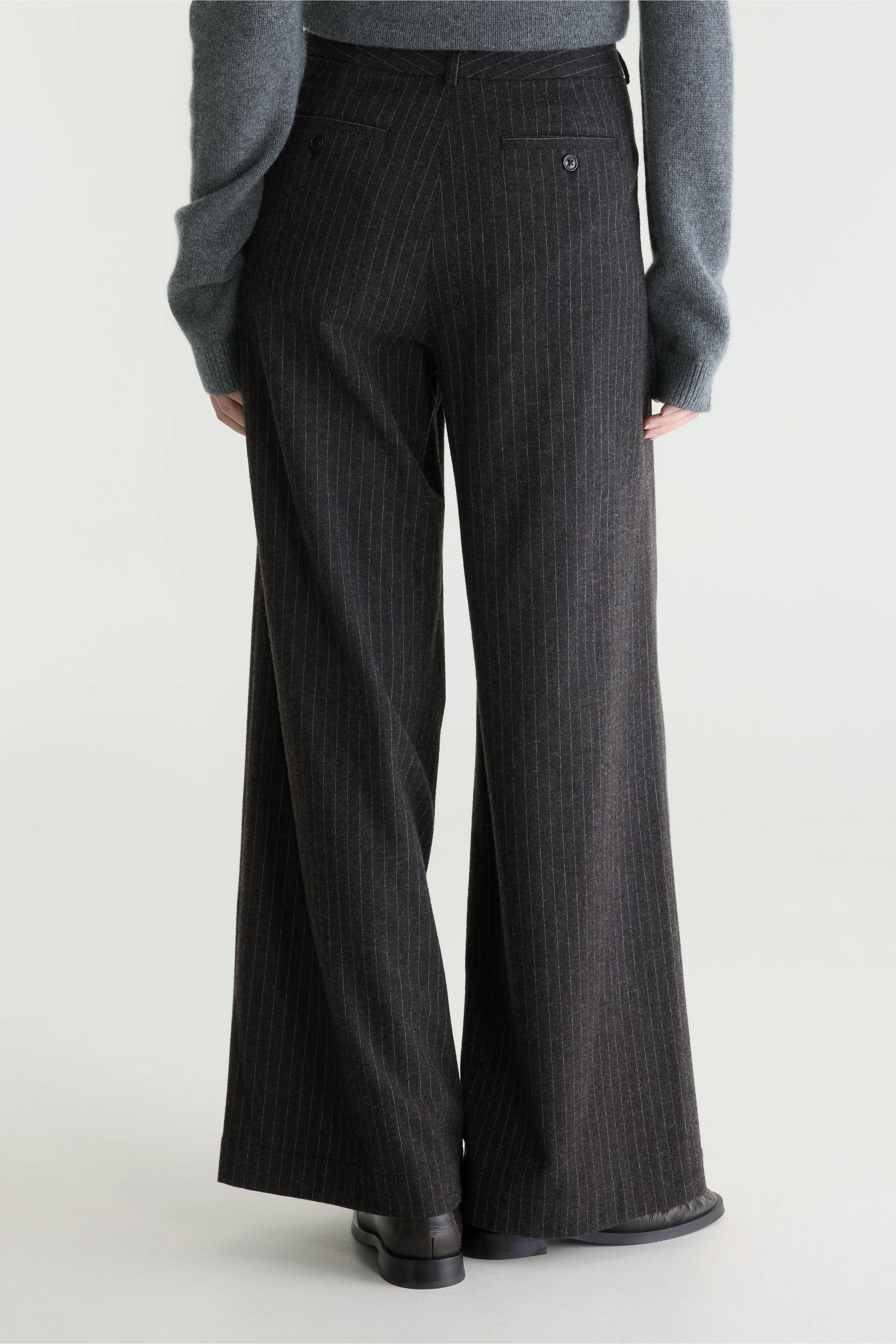 Volkert wijde broek met krijtstreep (262 / W / STRIPE C)