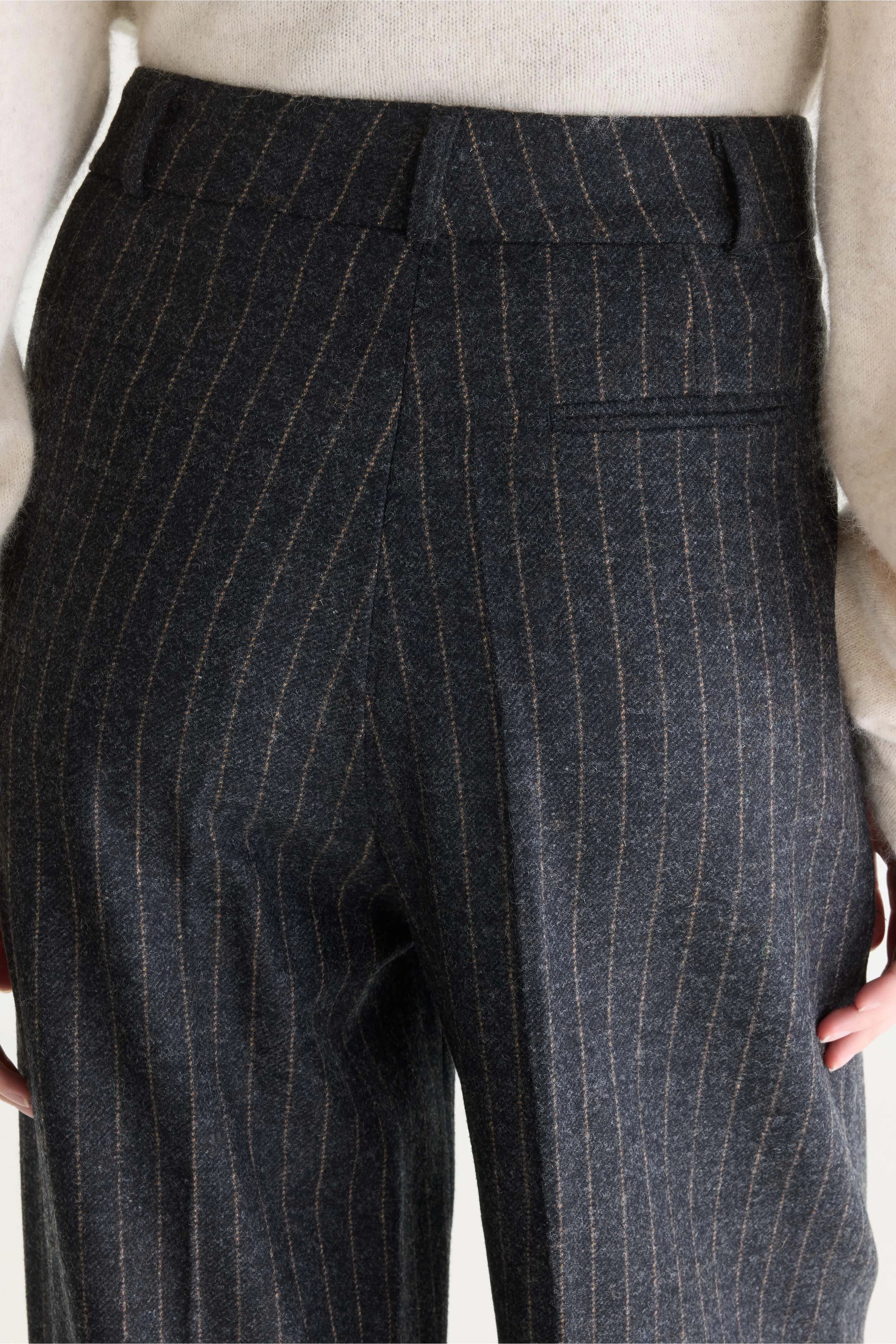 Japan broek met krijtstreep (262 / W / STRIPE A)