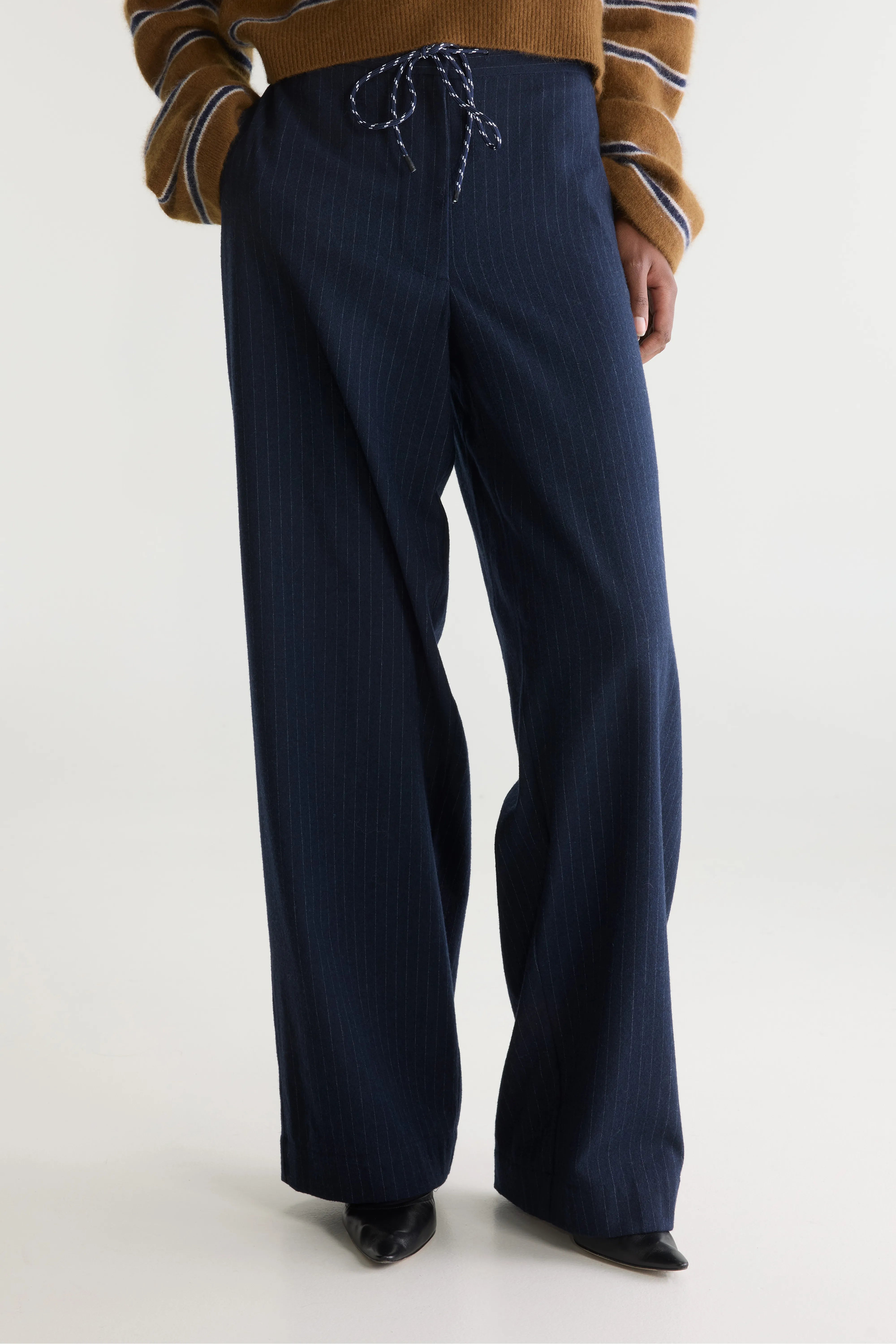 Solene straight striped trousers (262 / W / STRIPE B)