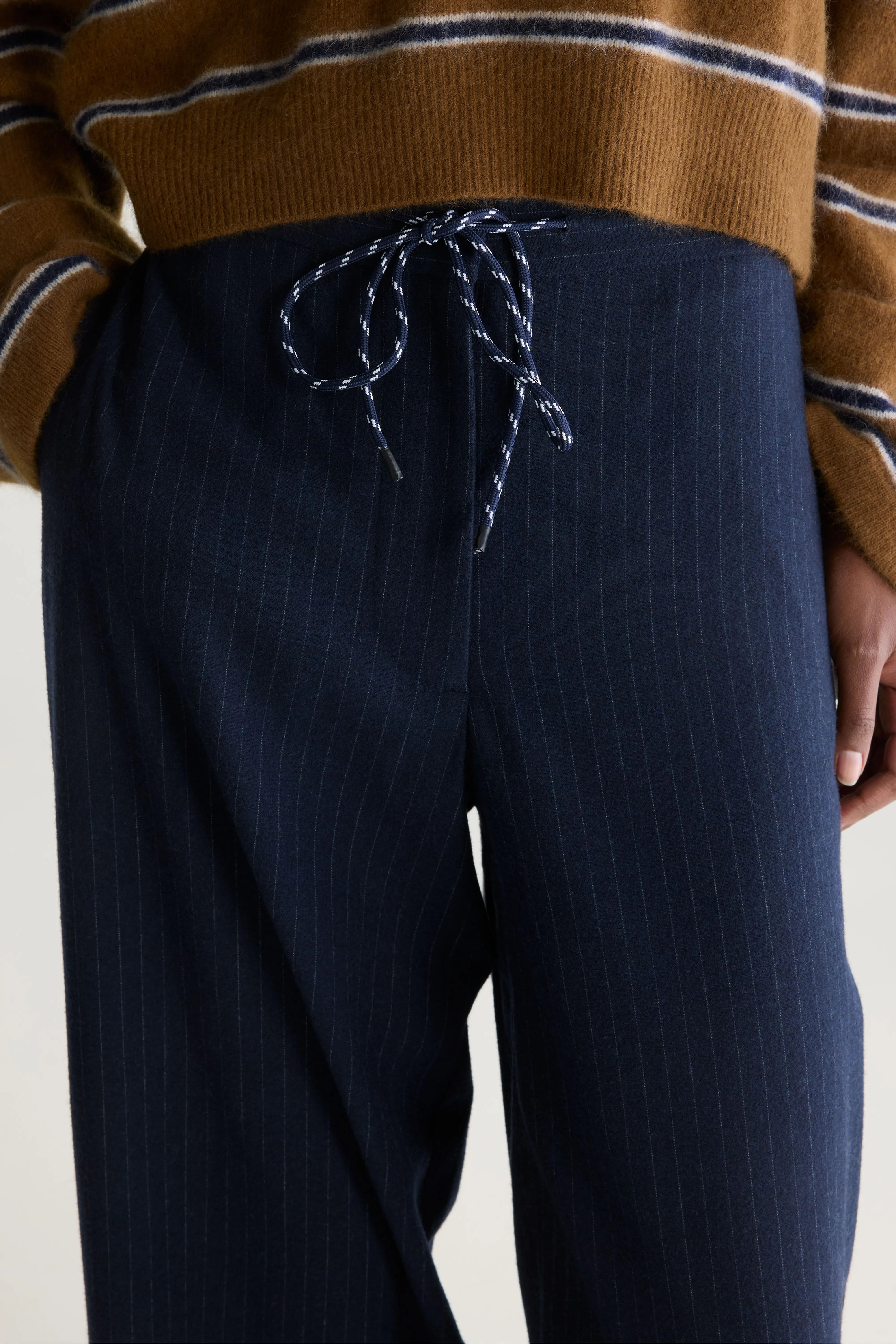 Solene straight striped trousers (262 / W / STRIPE B)