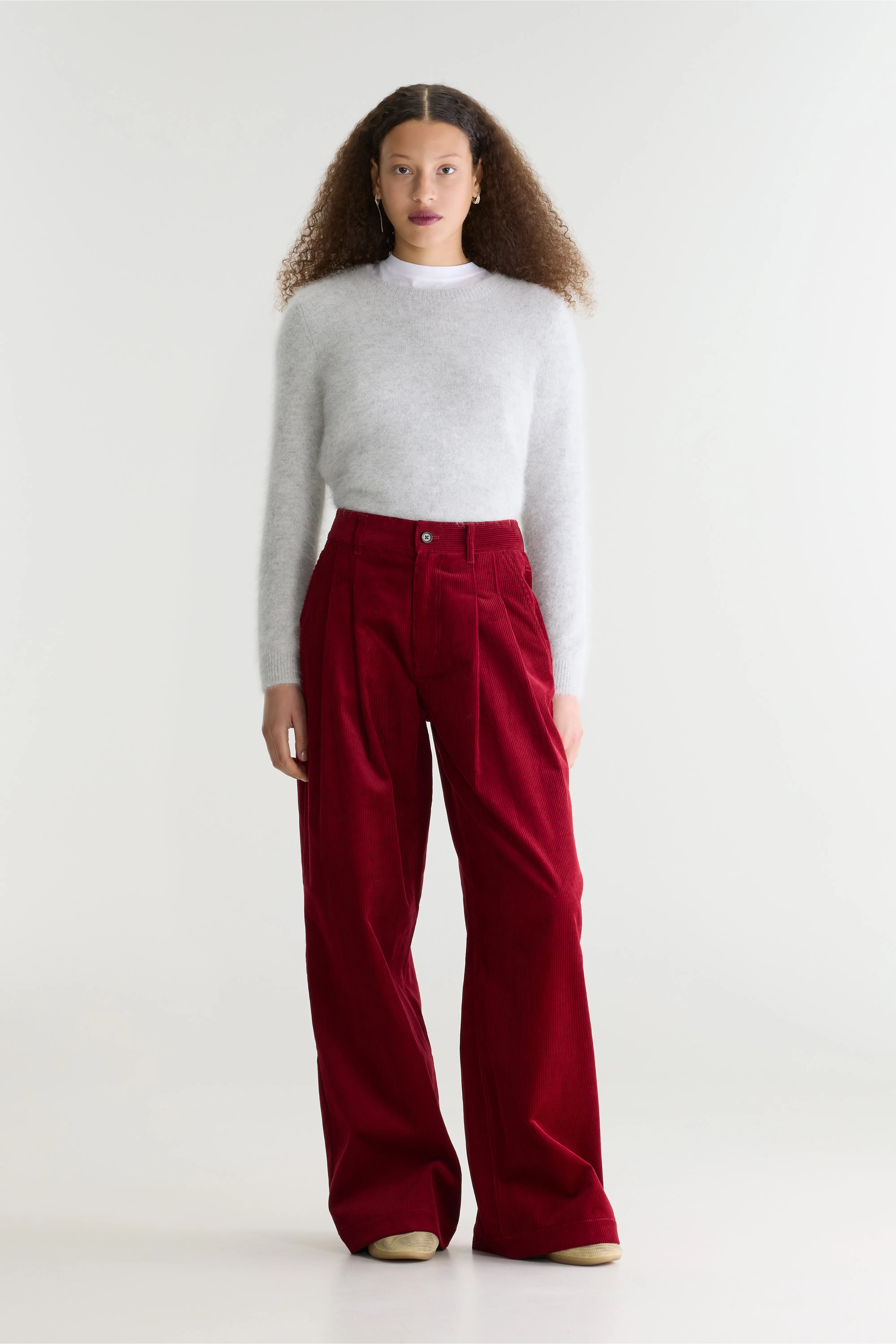 Sixtine tailored trousers (262 / W / RUBY)