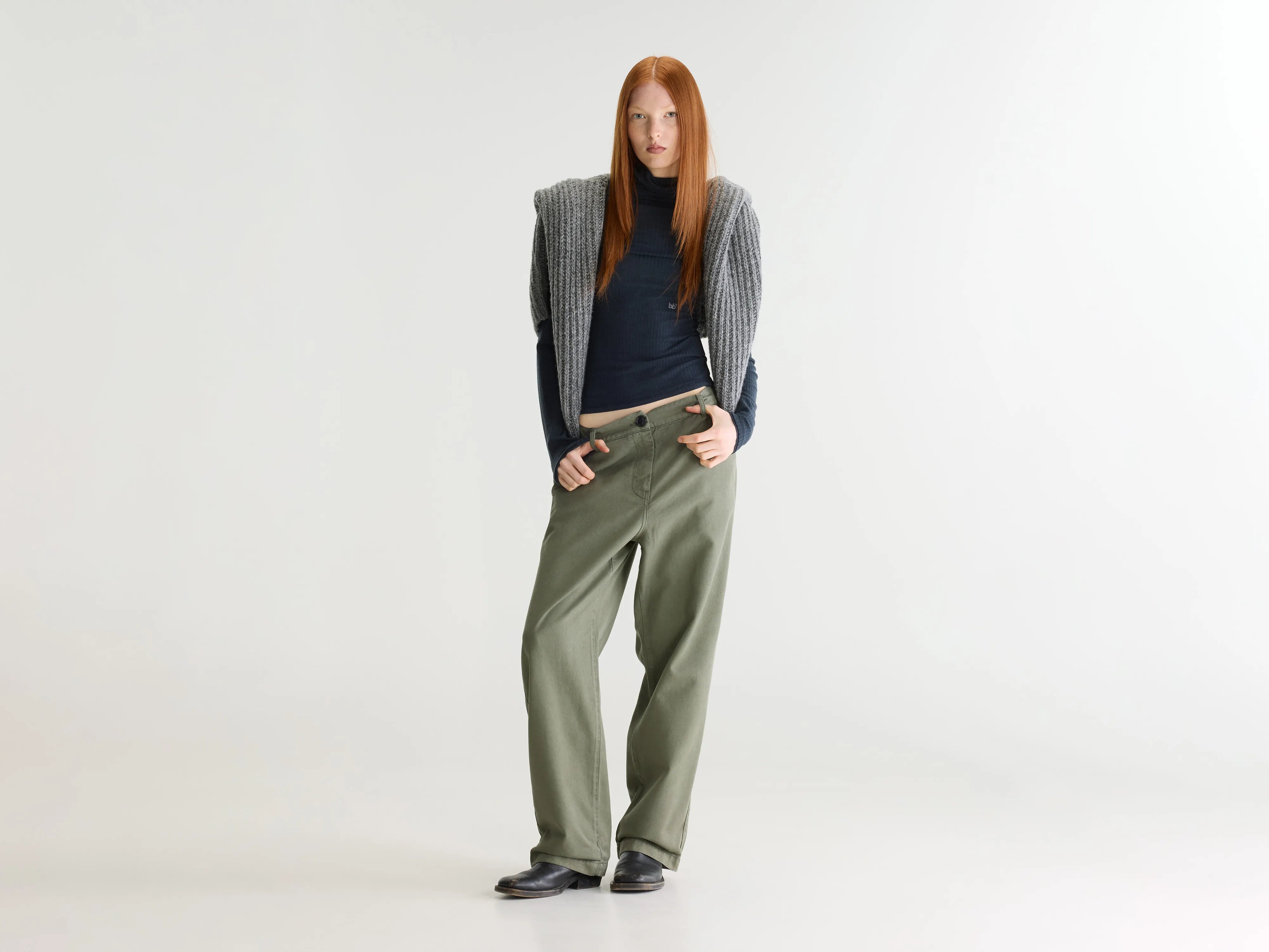 Pace straight trousers (262 / W / DUSTY OLIVE)