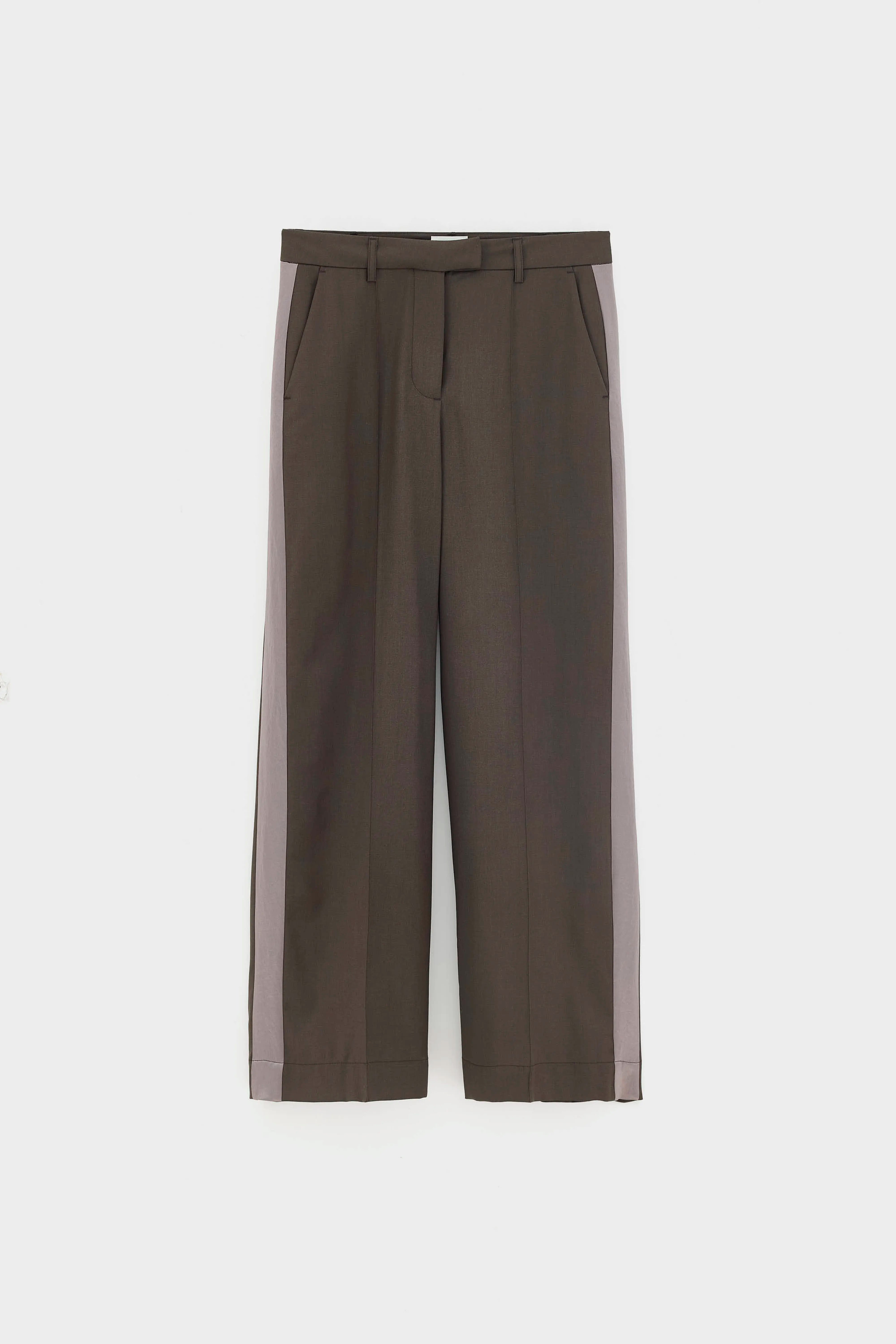 Shine tailored trousers (262 / W / DARK ROAST)