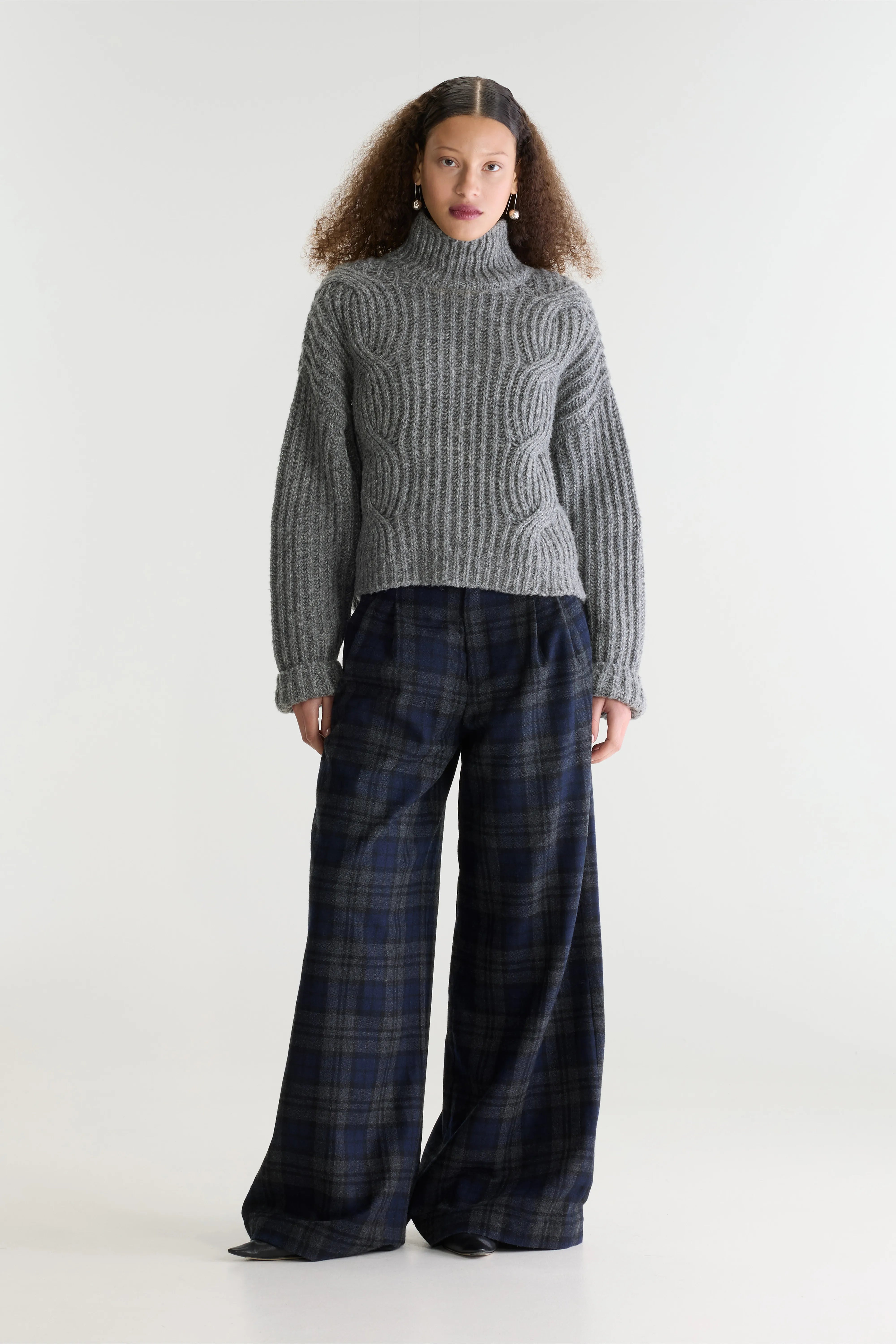 Jenoa wijde broek (262 / W / CHECK A)