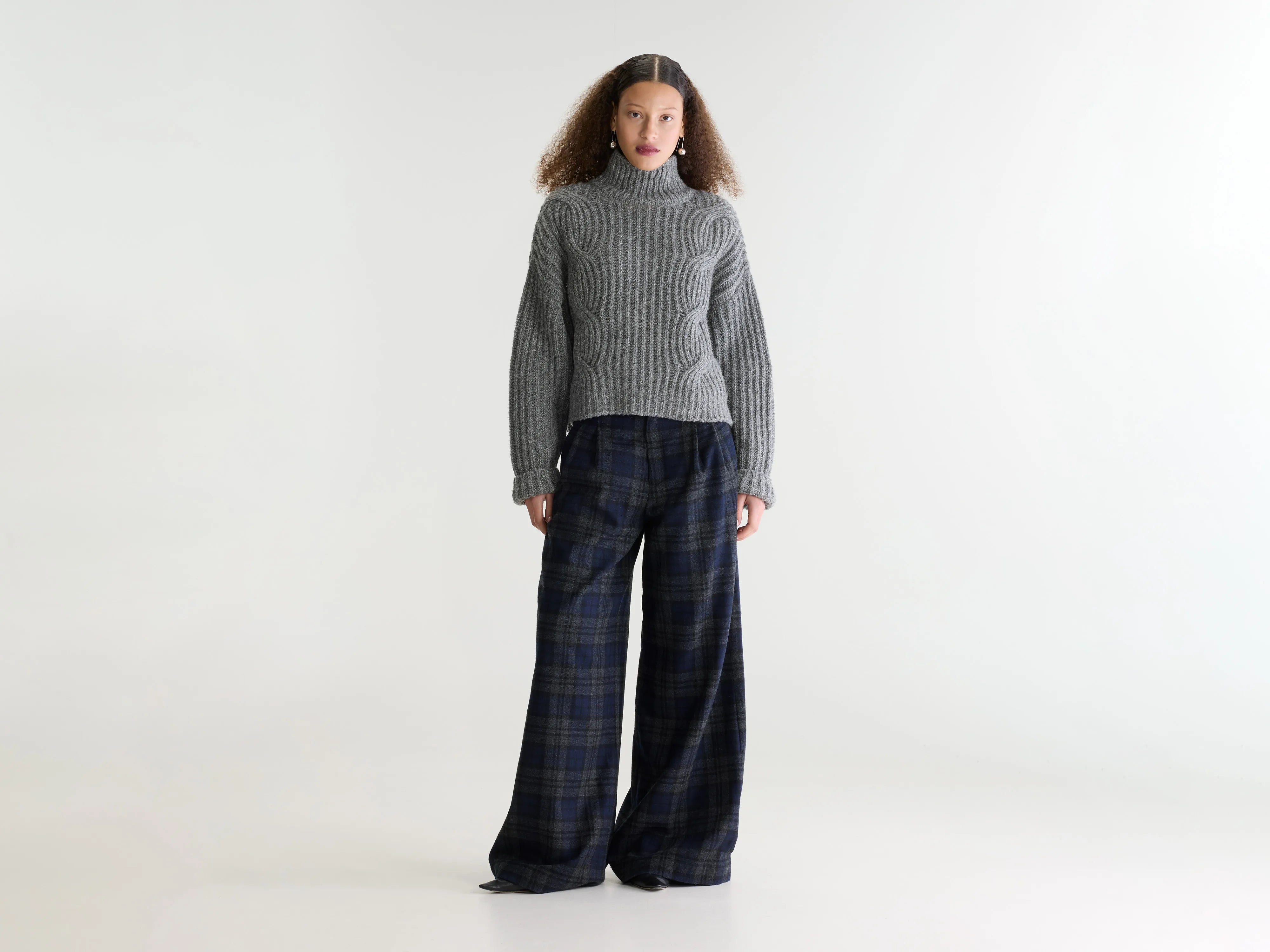Jenoa wijde broek (262 / W / CHECK A)