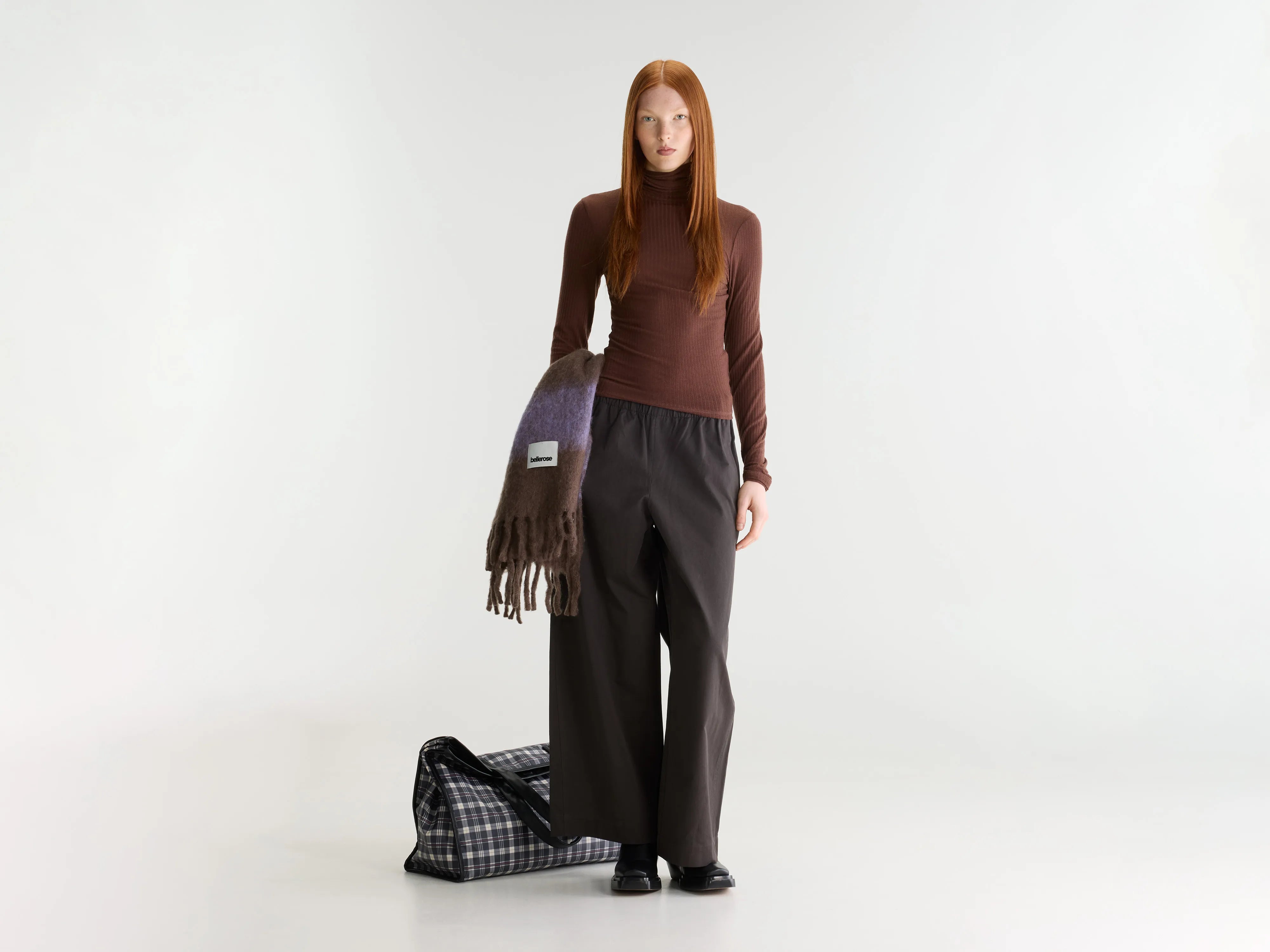 Joline straight trousers (262 / W / DARK ROAST)