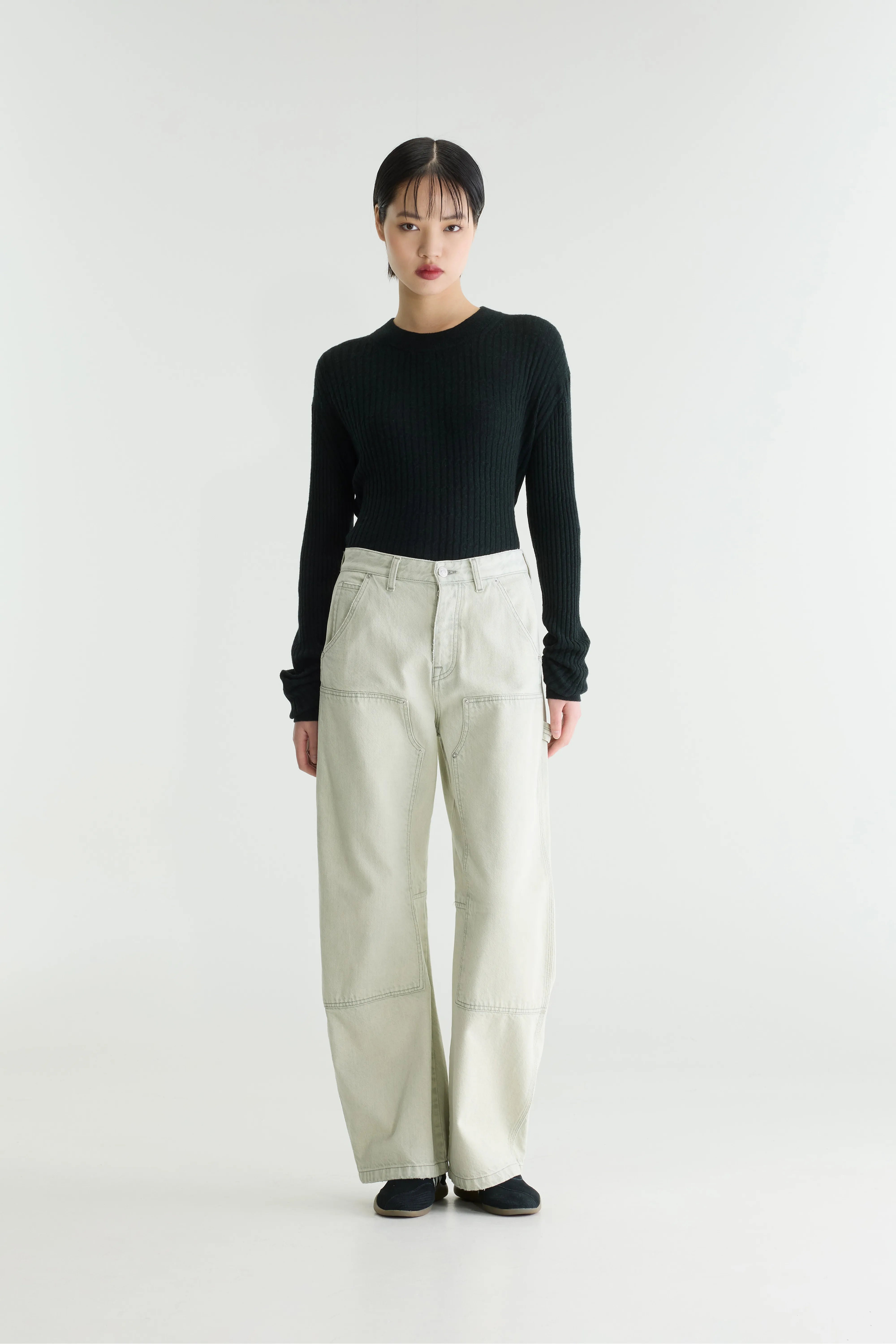 Denim N. 33 - curved jeans (262 / W / JADEITE)
