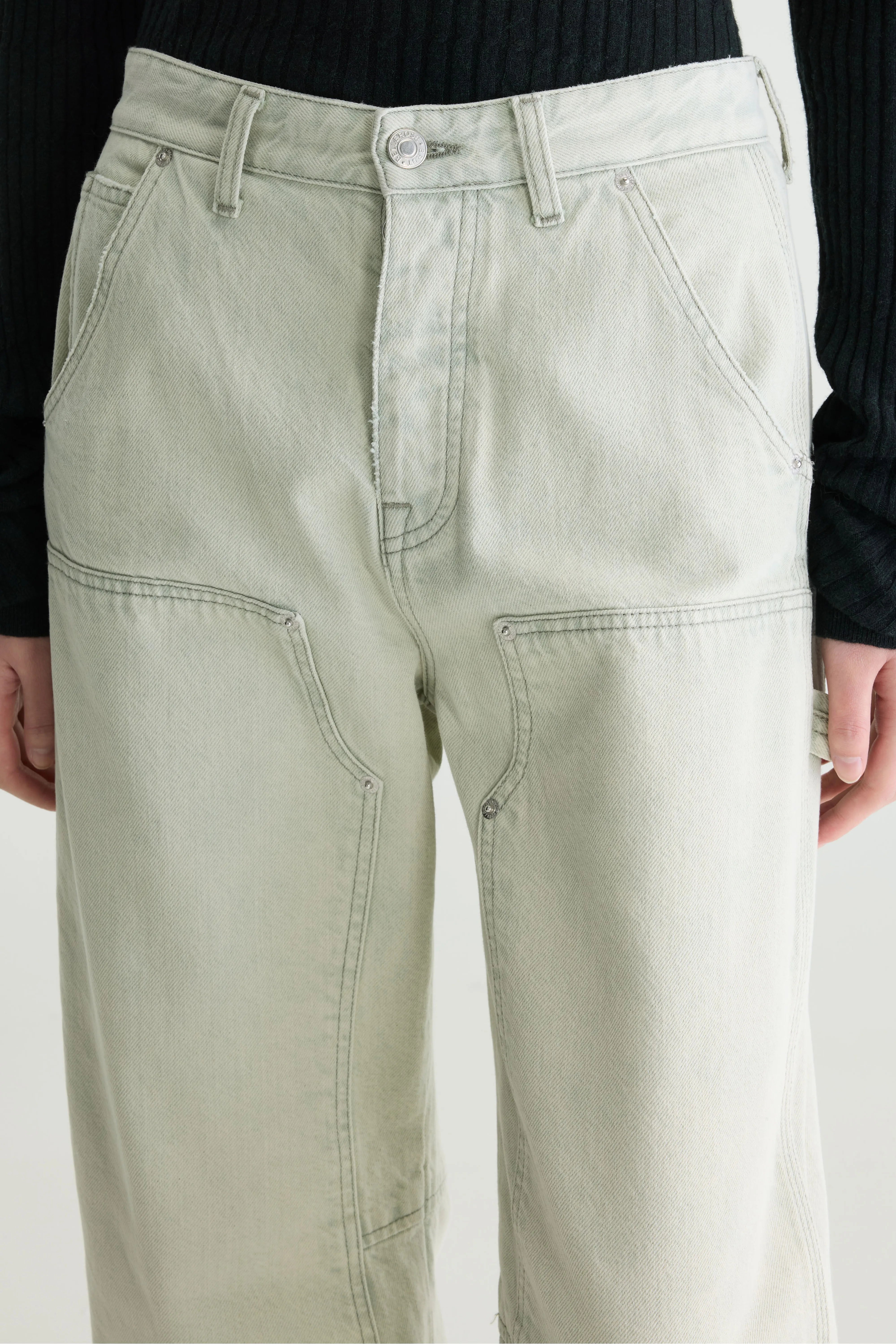 Denim N. 33 - curved jeans (262 / W / JADEITE)
