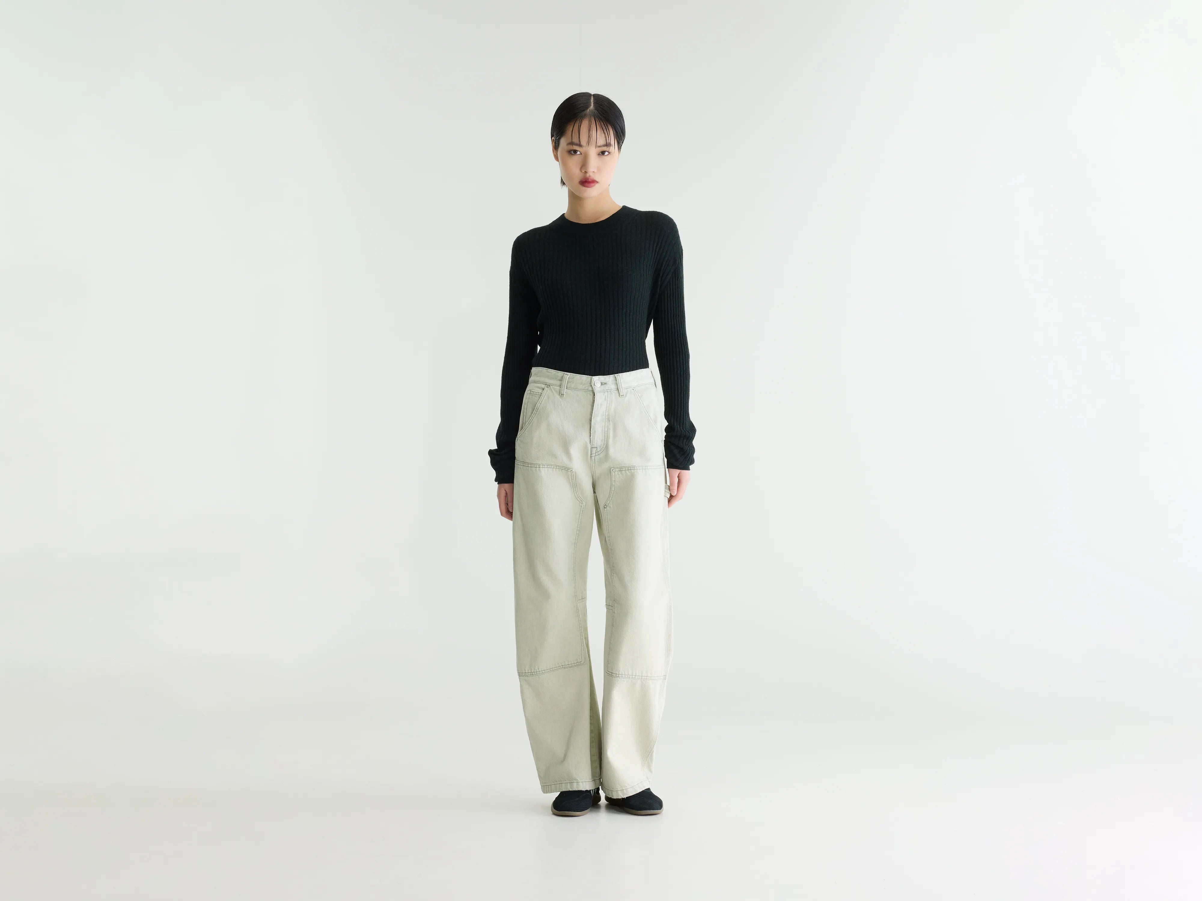 Denim N. 33 - curved jeans (262 / W / JADEITE)