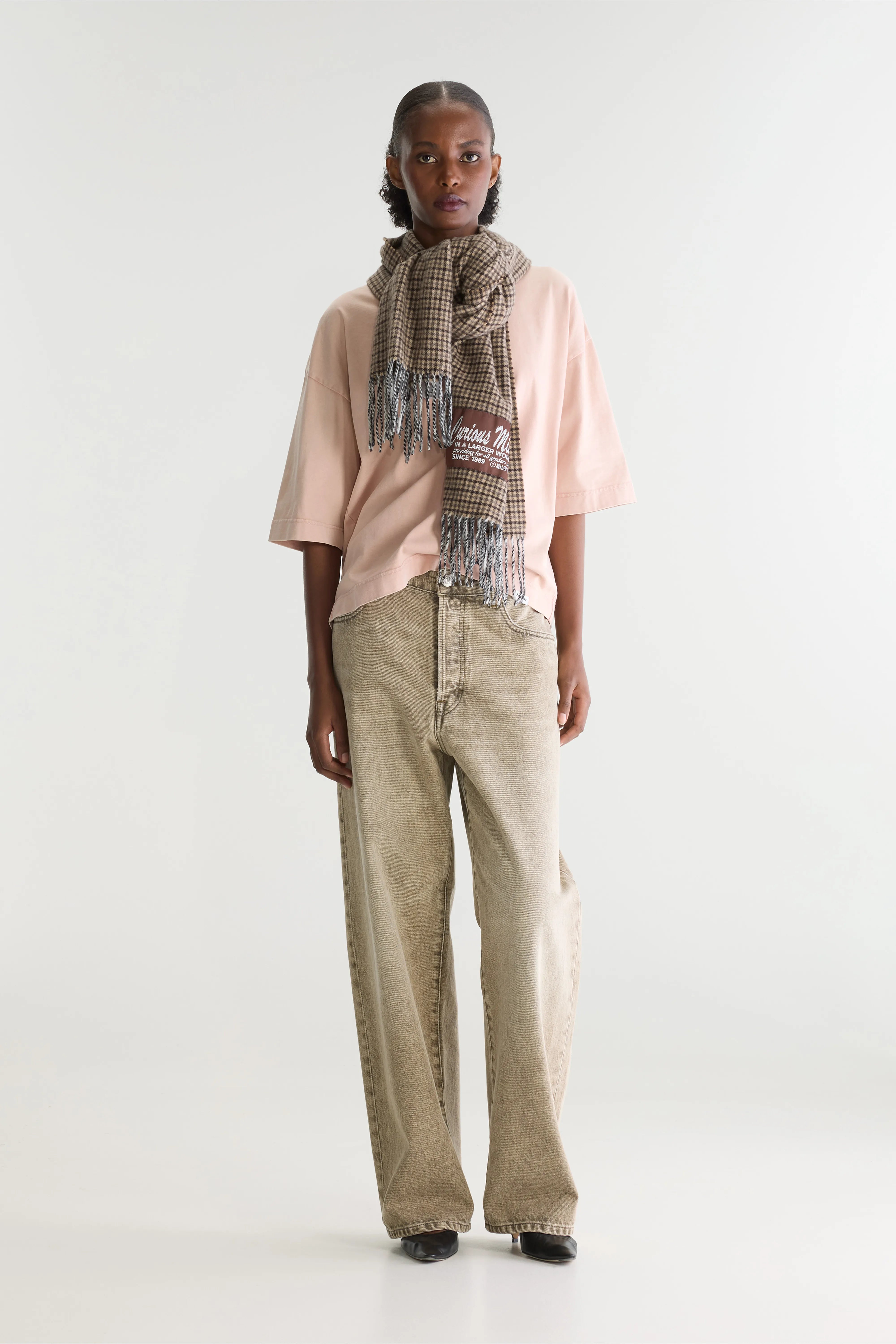 Denim N. 66 - wijde jeans (262 / W / KHAKI SNOW)