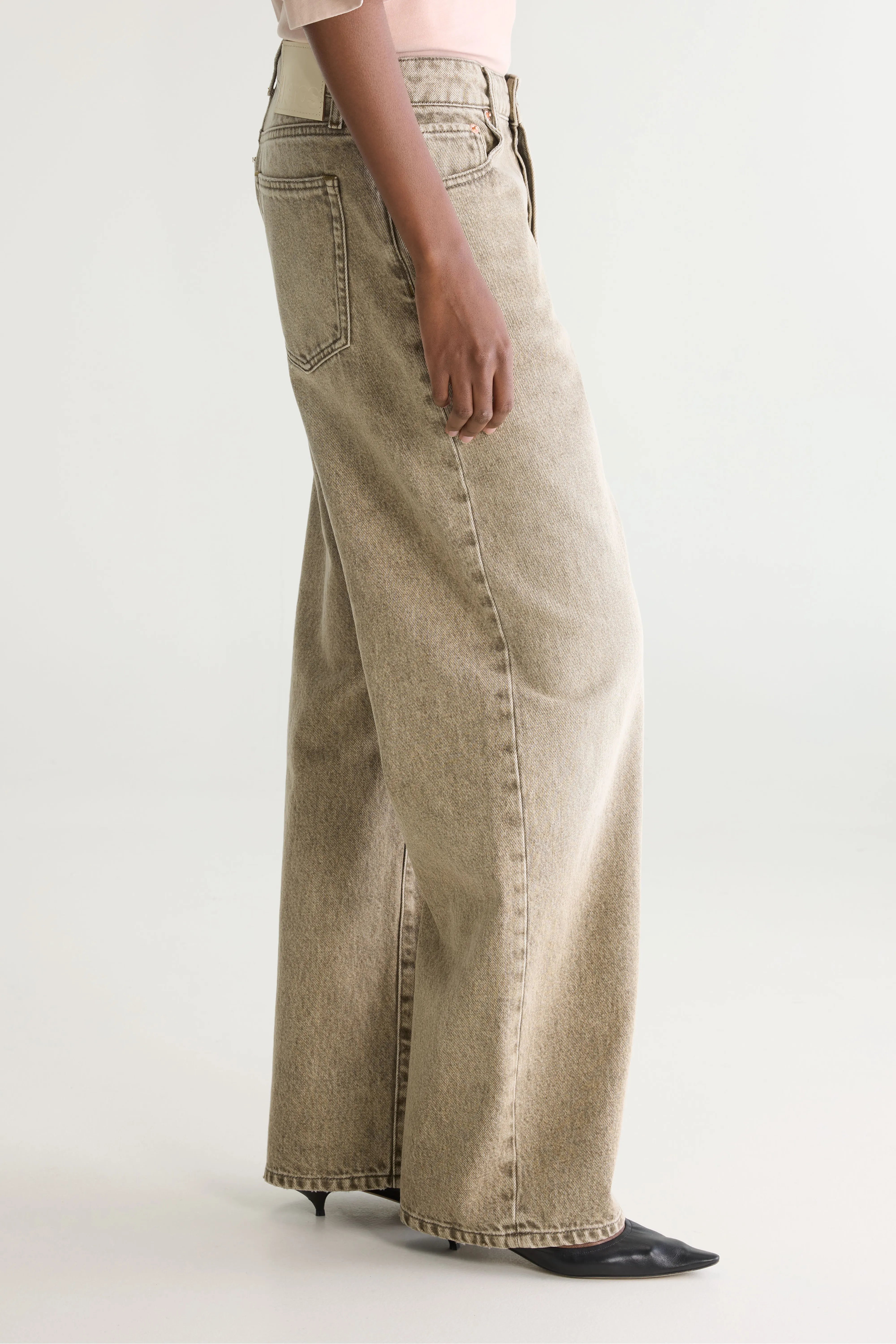 Denim N. 66 - wijde jeans (262 / W / KHAKI SNOW)