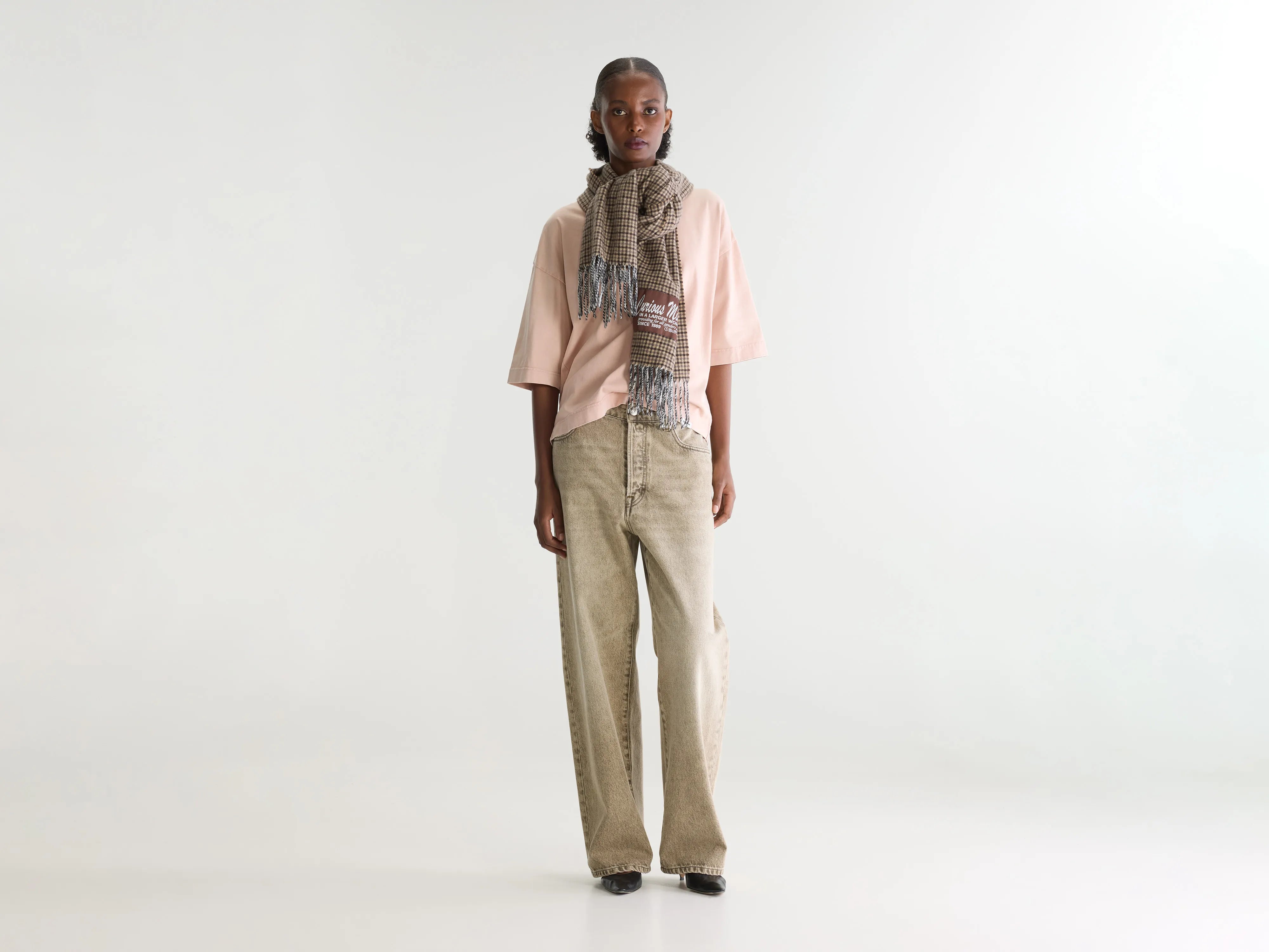 Denim N. 66 - wijde jeans (262 / W / KHAKI SNOW)