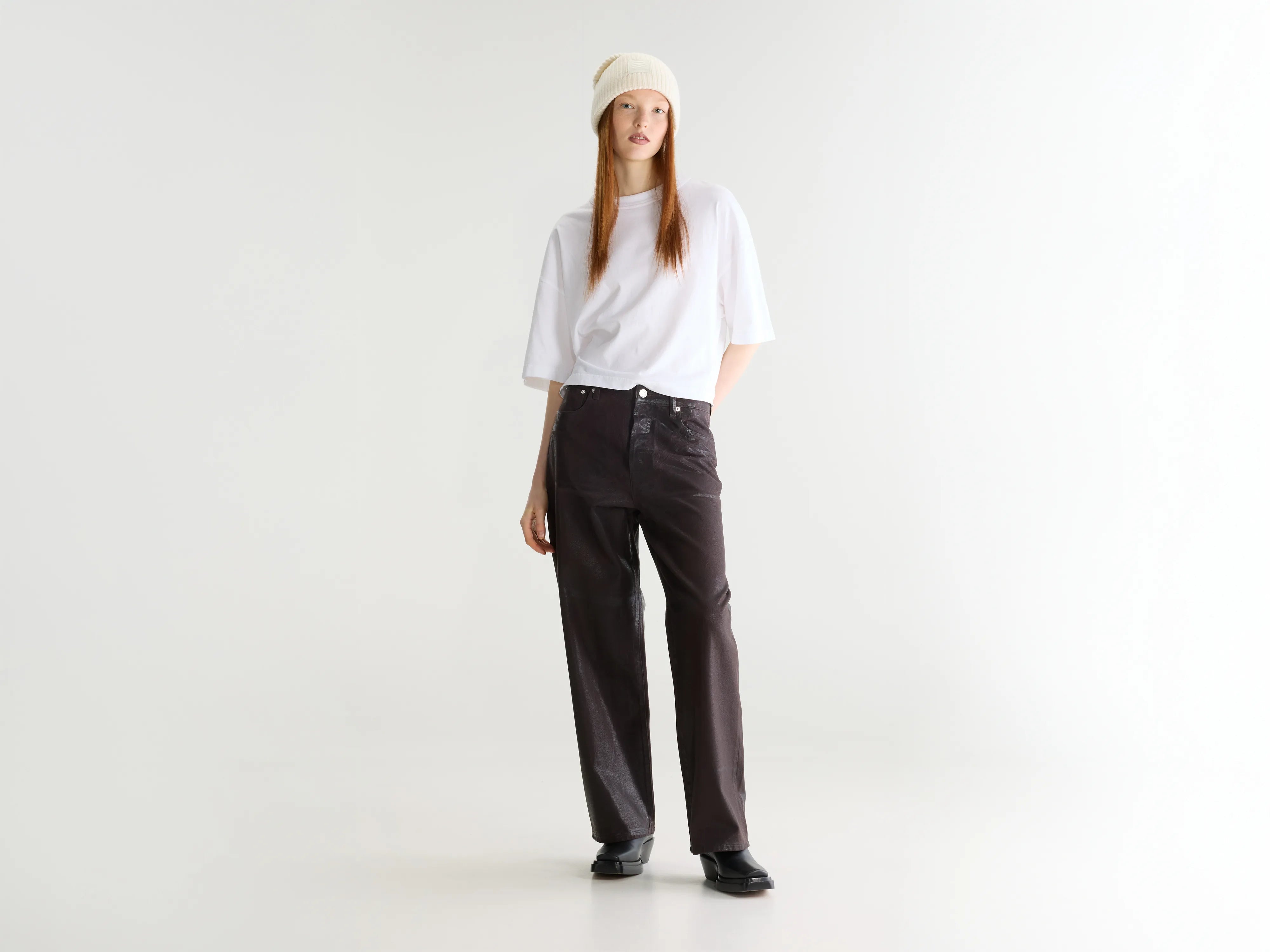 Denim N. 66 - wijde jeans (262 / W / DARK ROAST)