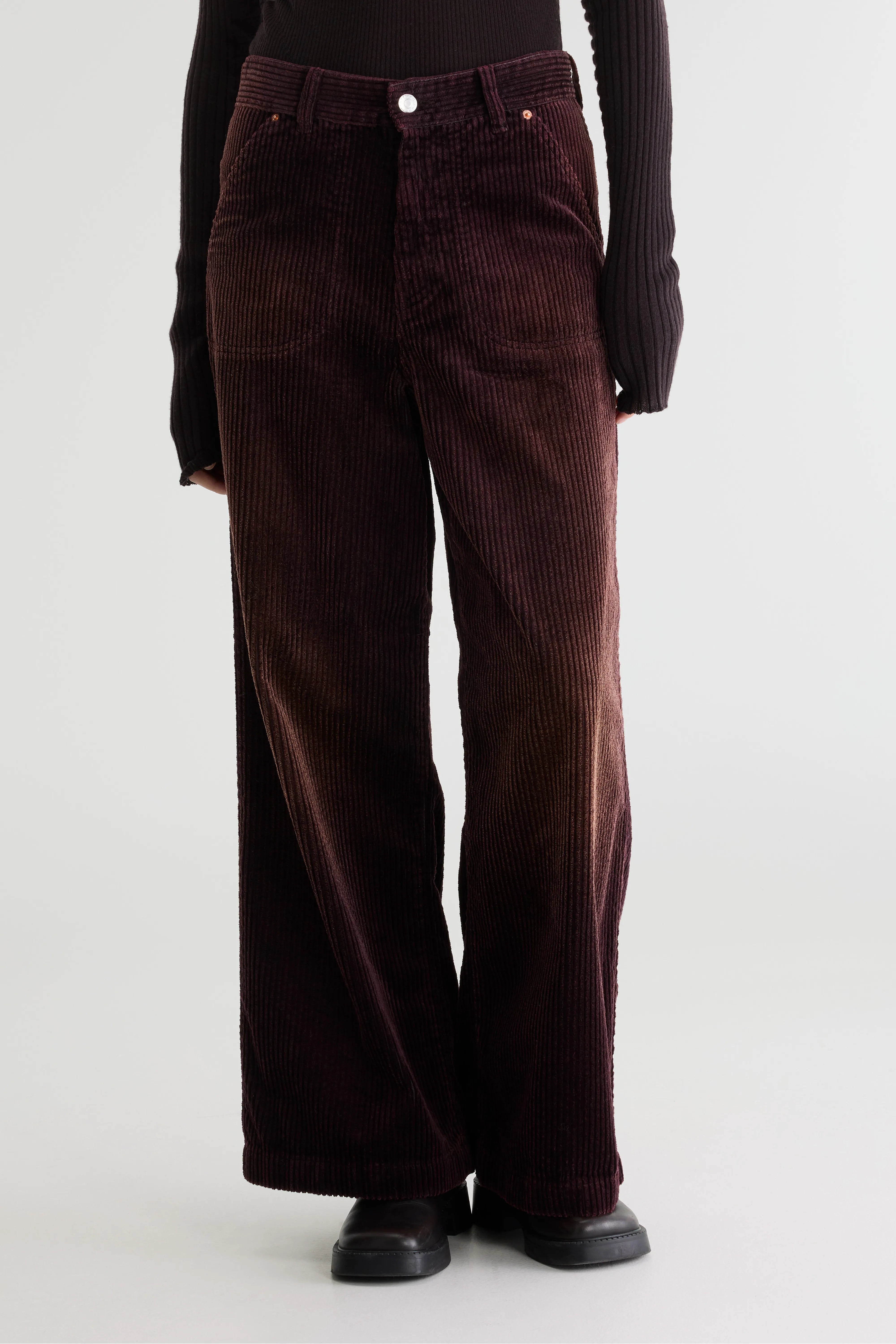 Denim N. 62 - wide jeans (262 / W / BURGUNDY)