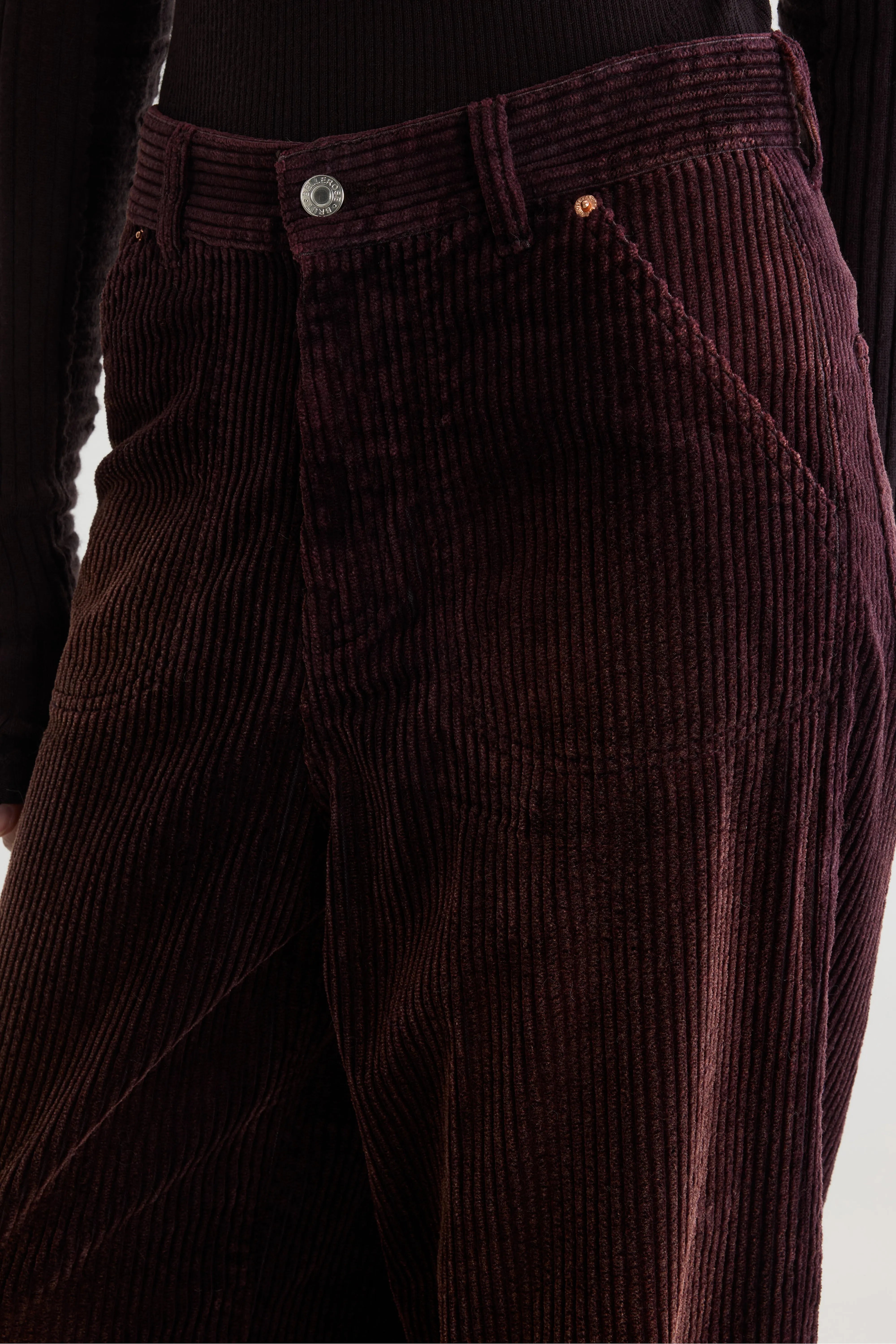 Denim N. 62 - wide jeans (262 / W / BURGUNDY)