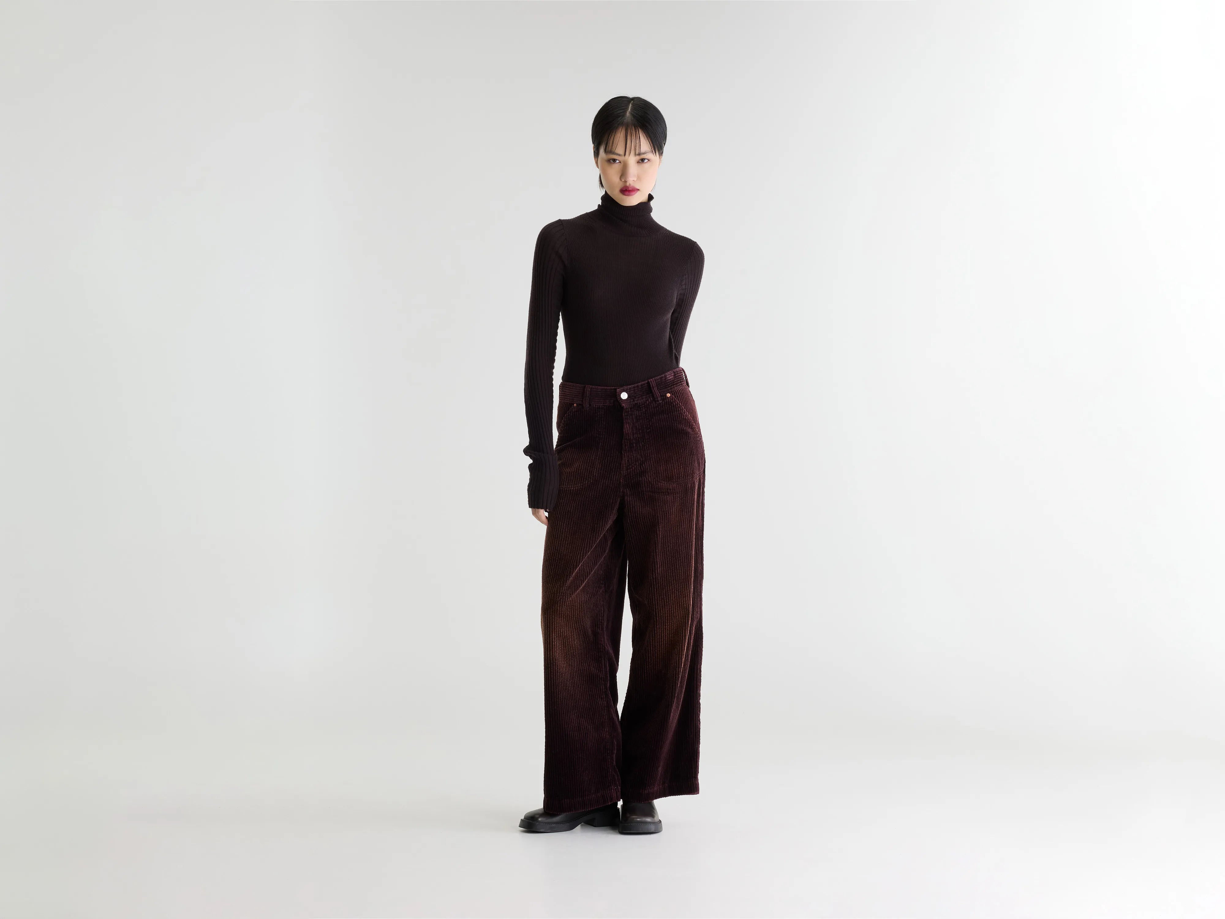 Denim N. 62 - wide jeans (262 / W / BURGUNDY)