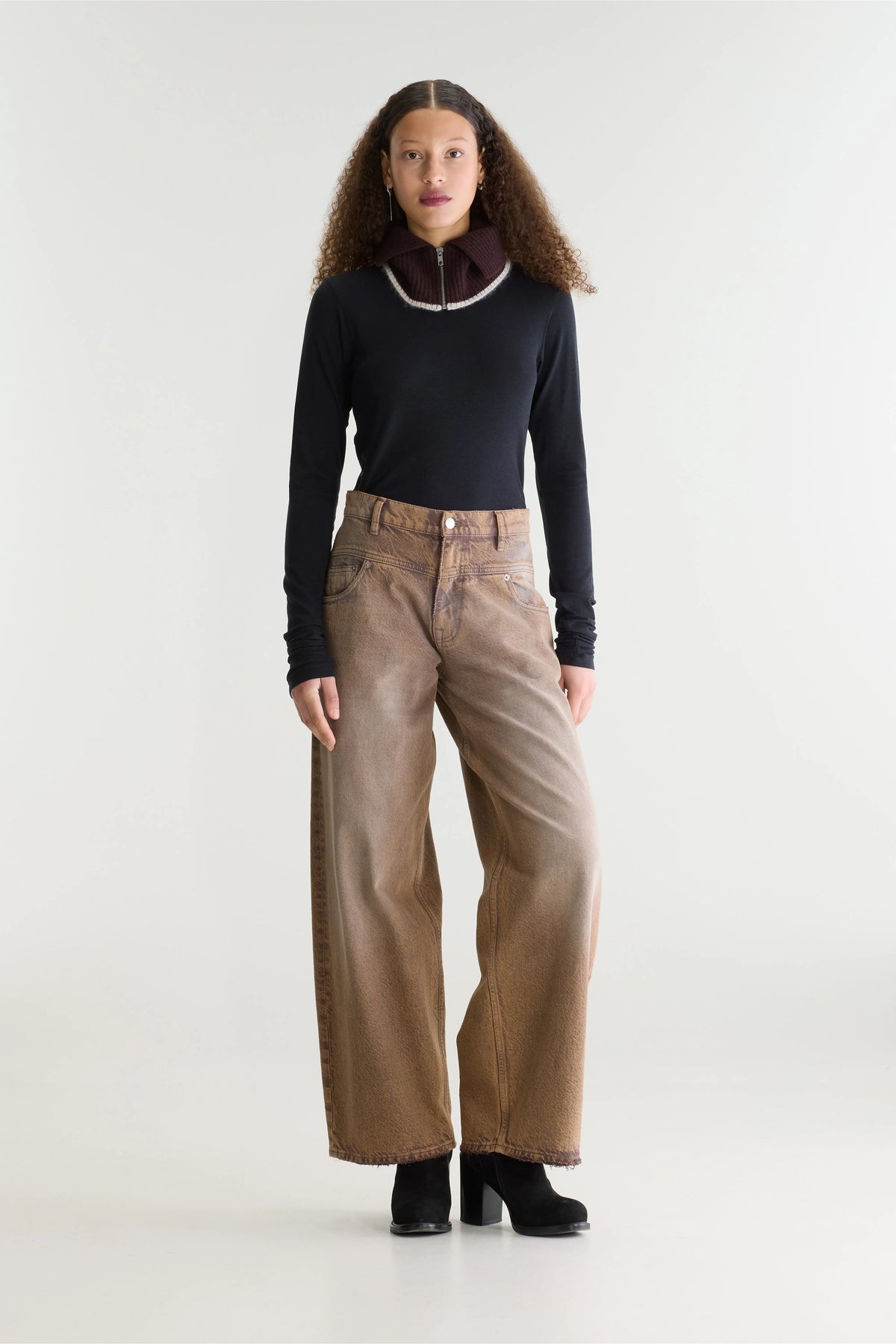 Jean baggy - Denim N. 77 (262 / W / USED BROWN)